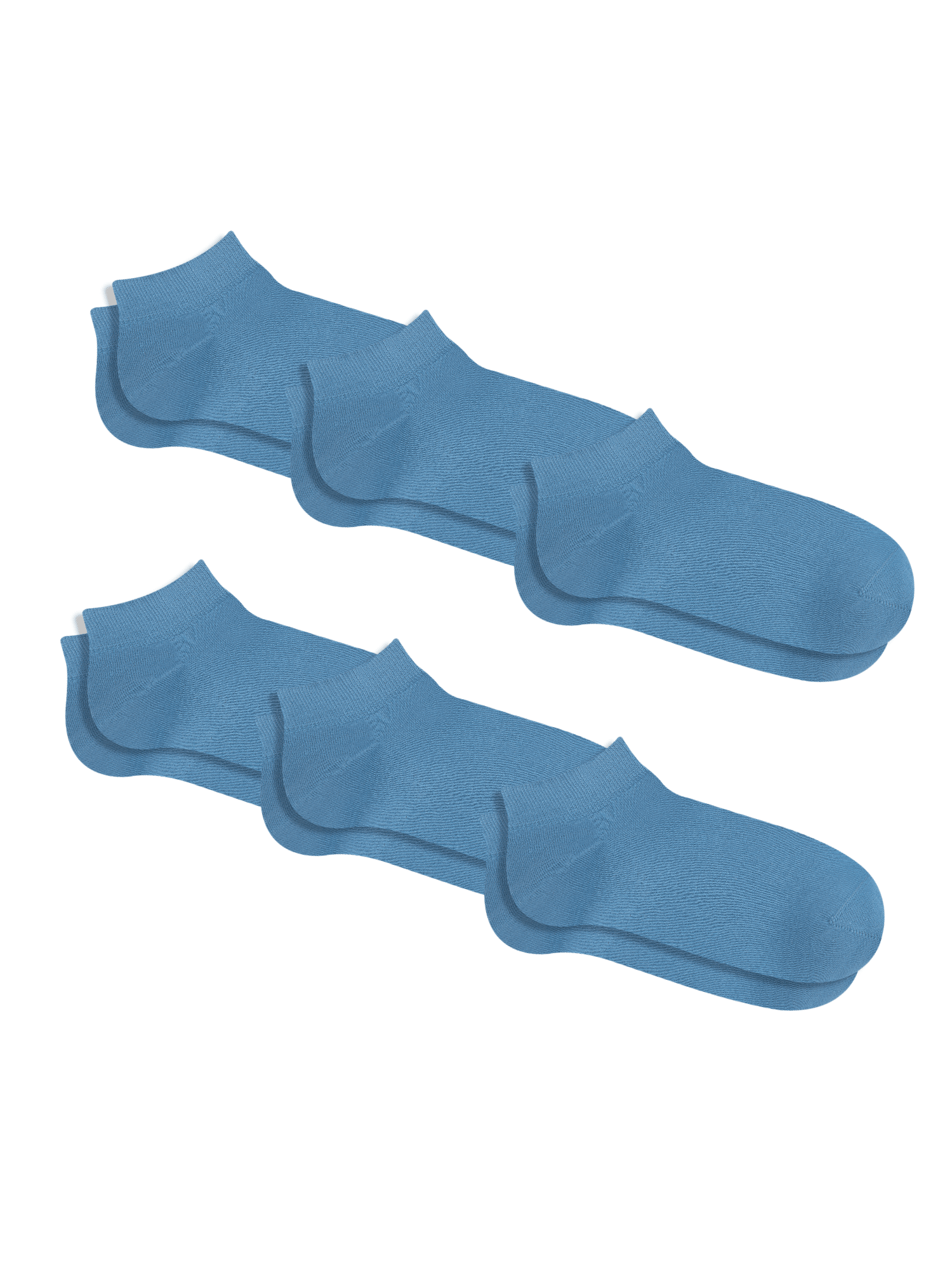 Bio-Baumwoll-Sneakersocken Unisex - 6er Pack - Evermind.eco