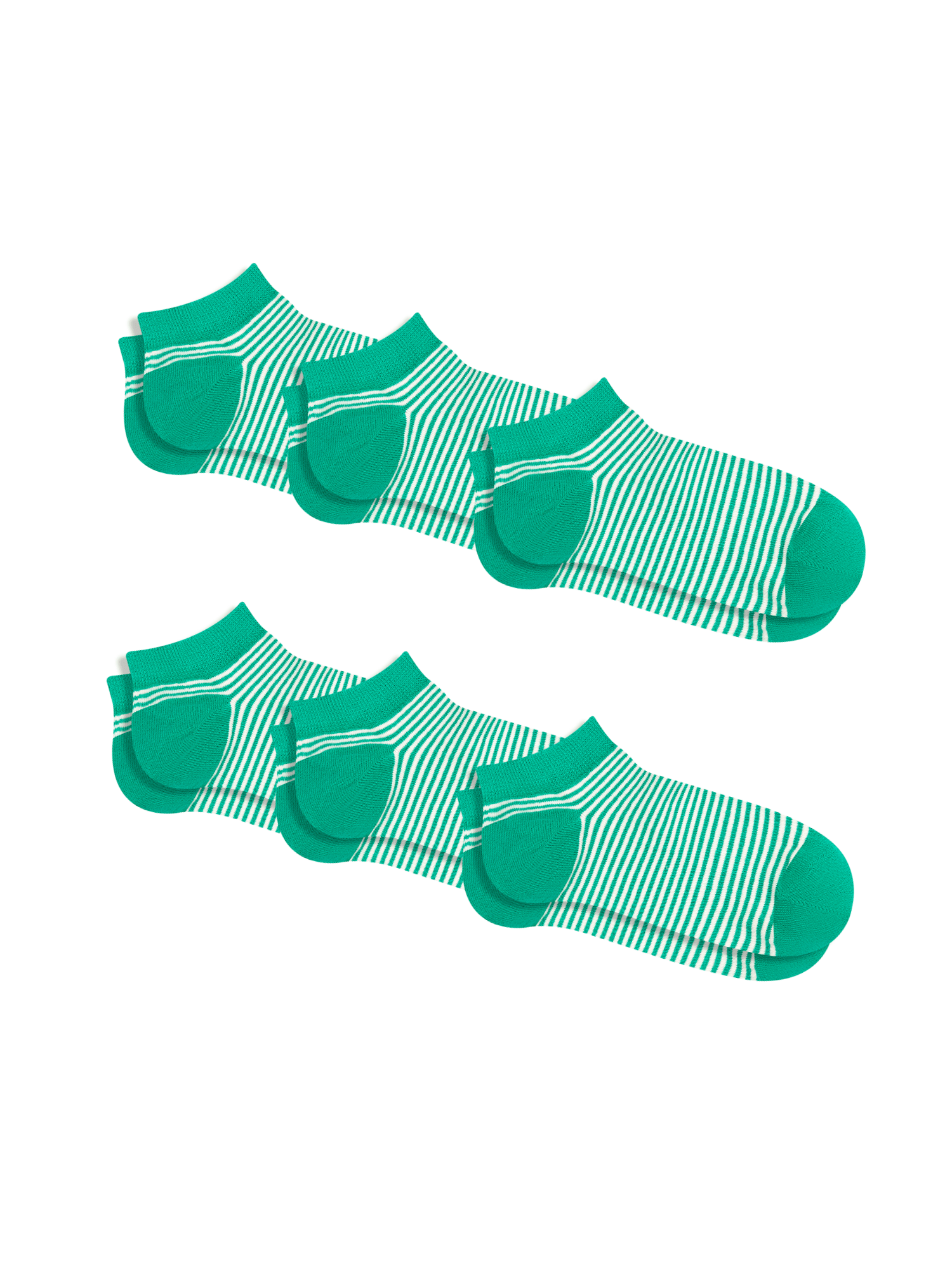 Bio-Baumwoll-Sneakersocken Unisex - 6er Pack - Evermind.eco