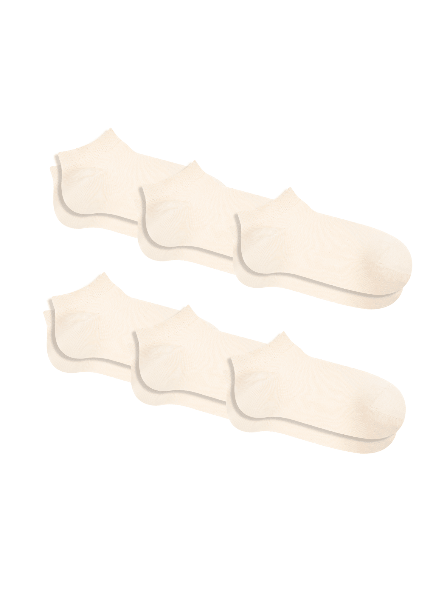 Bio-Baumwoll-Sneakersocken Unisex - 6er Pack - Evermind.eco