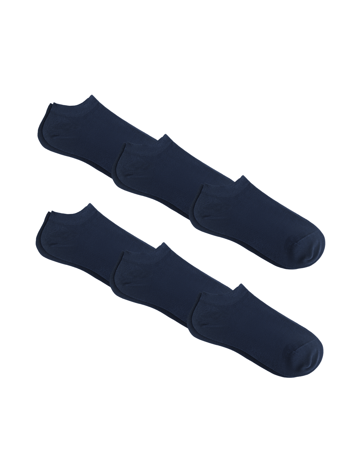 Bio-Baumwoll-Sneakersocken Unisex - 6er Pack - Evermind.eco