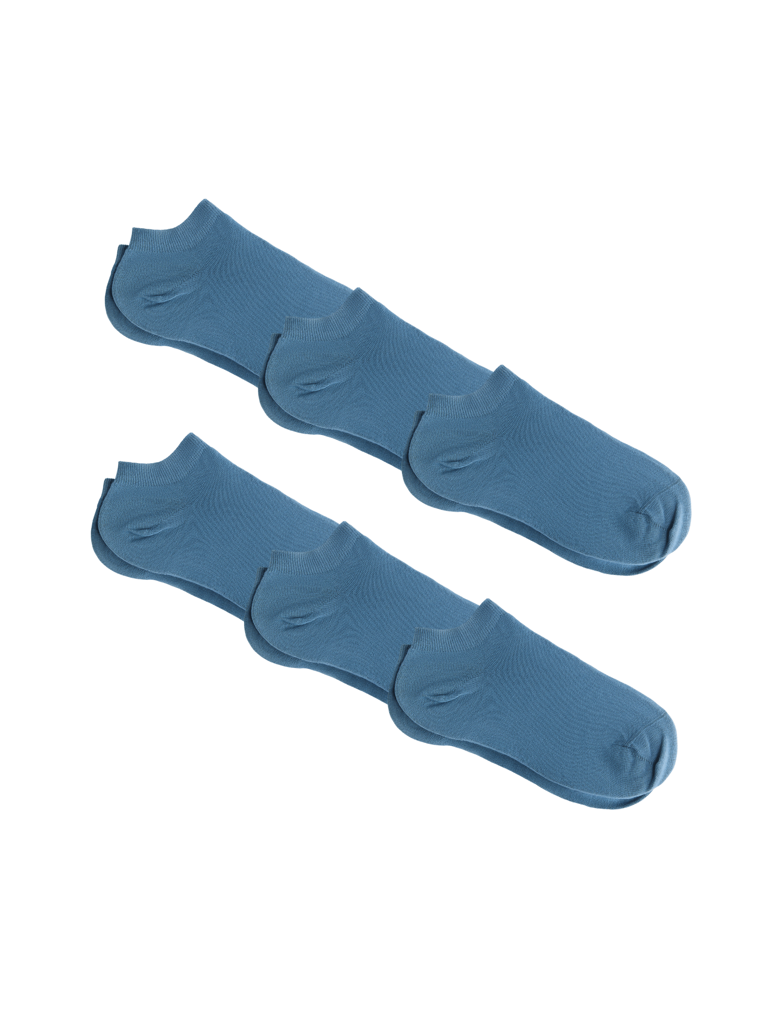Bio-Baumwoll-Sneakersocken Unisex - 6er Pack - Evermind.eco