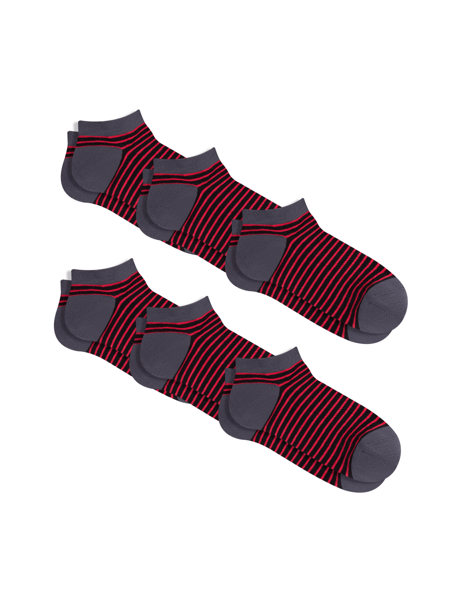 Bio-Baumwoll-Sneakersocken Unisex - 6er Pack - Evermind.eco