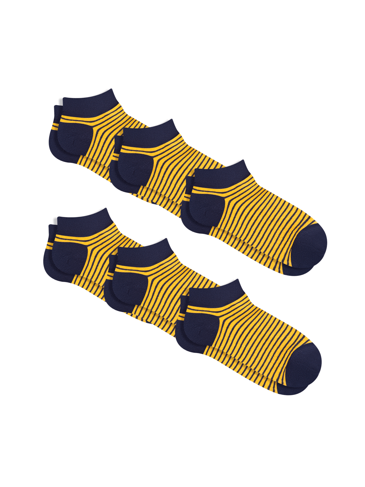 Bio-Baumwoll-Sneakersocken Unisex - 6er Pack - Evermind.eco