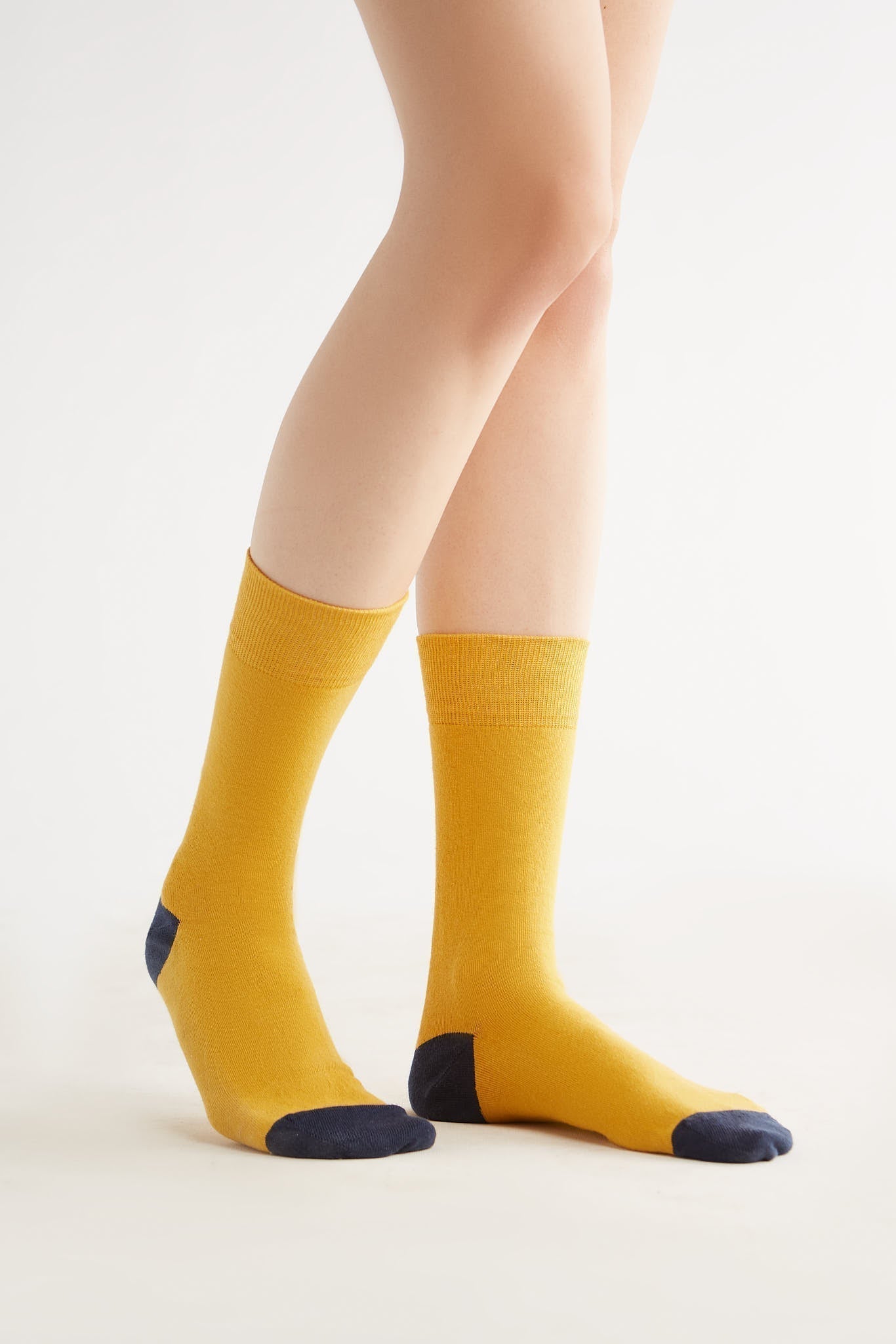 Bio-Baumwoll-Socken mit längerem Bündchen - Evermind.eco