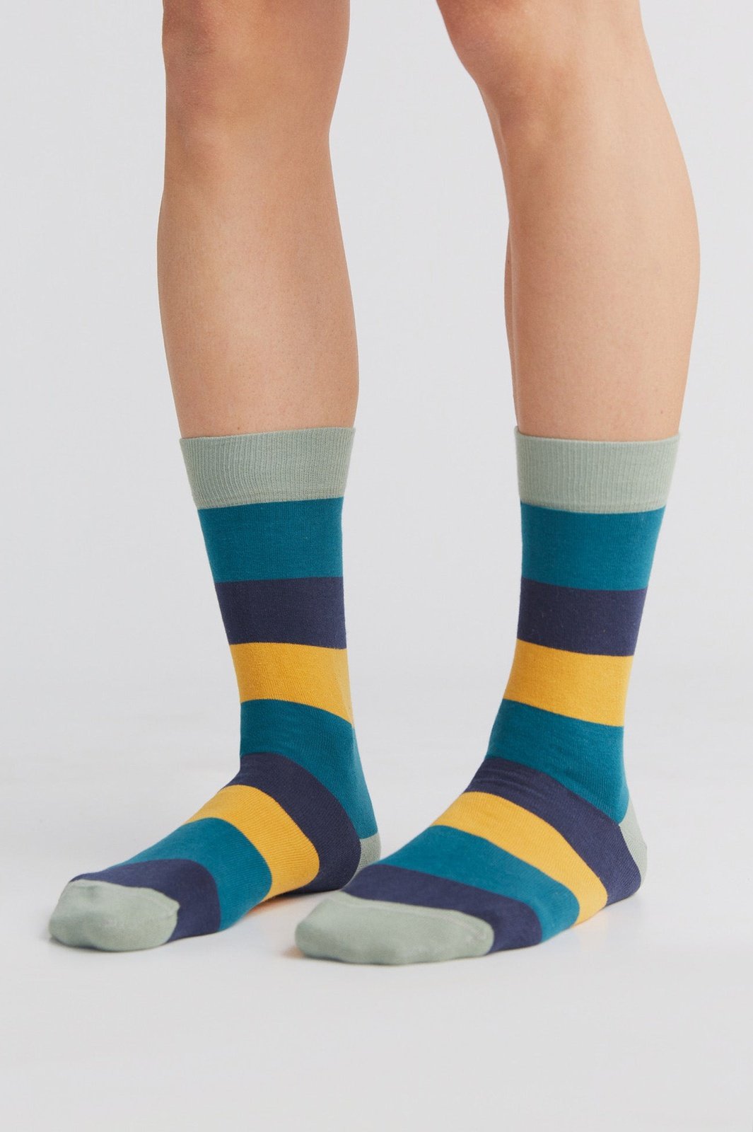Bio-Baumwoll-Socken mit längerem Bündchen - Evermind.eco
