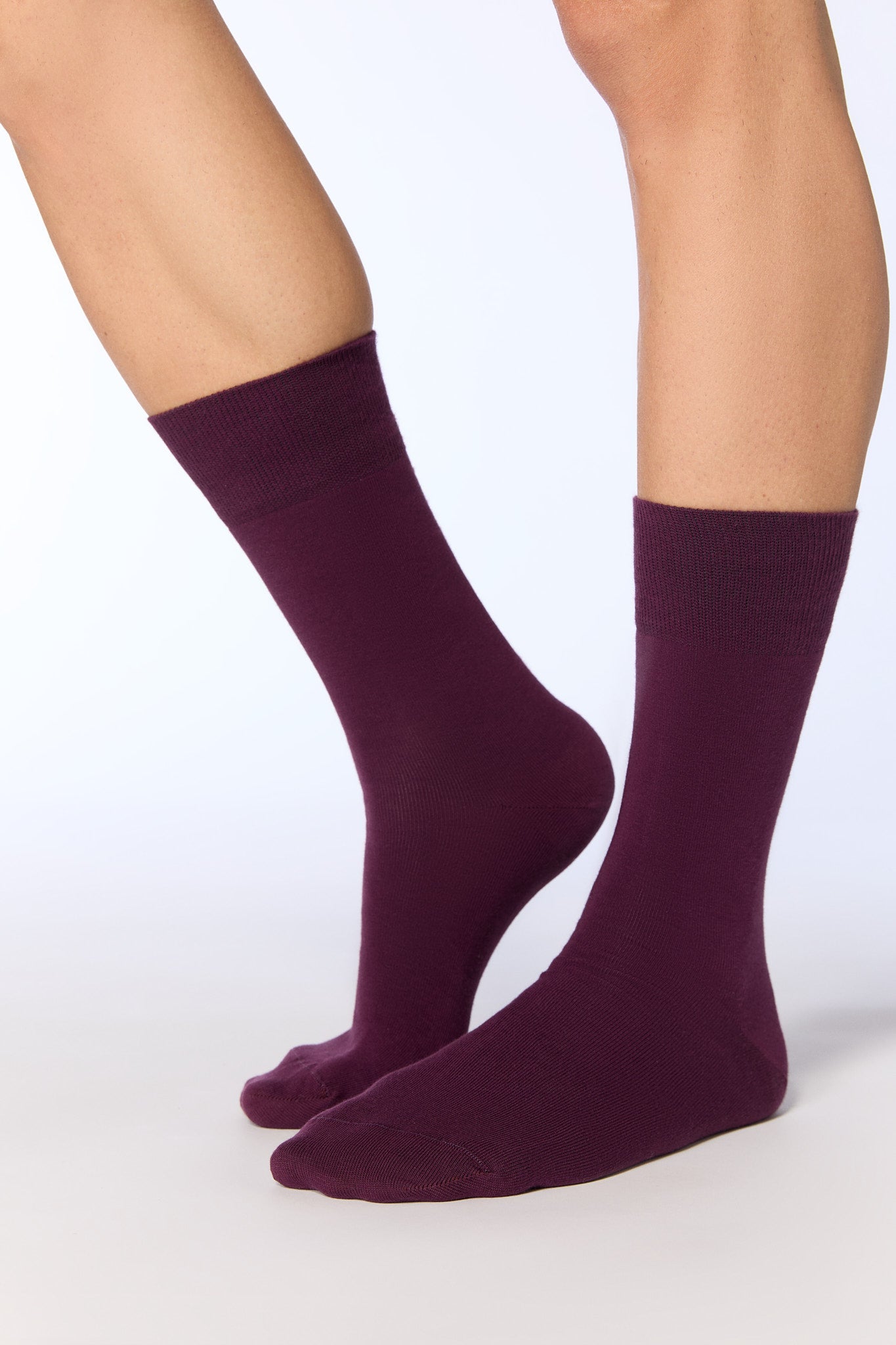 Bio-Baumwoll-Socken mit längerem Bündchen - Evermind.eco