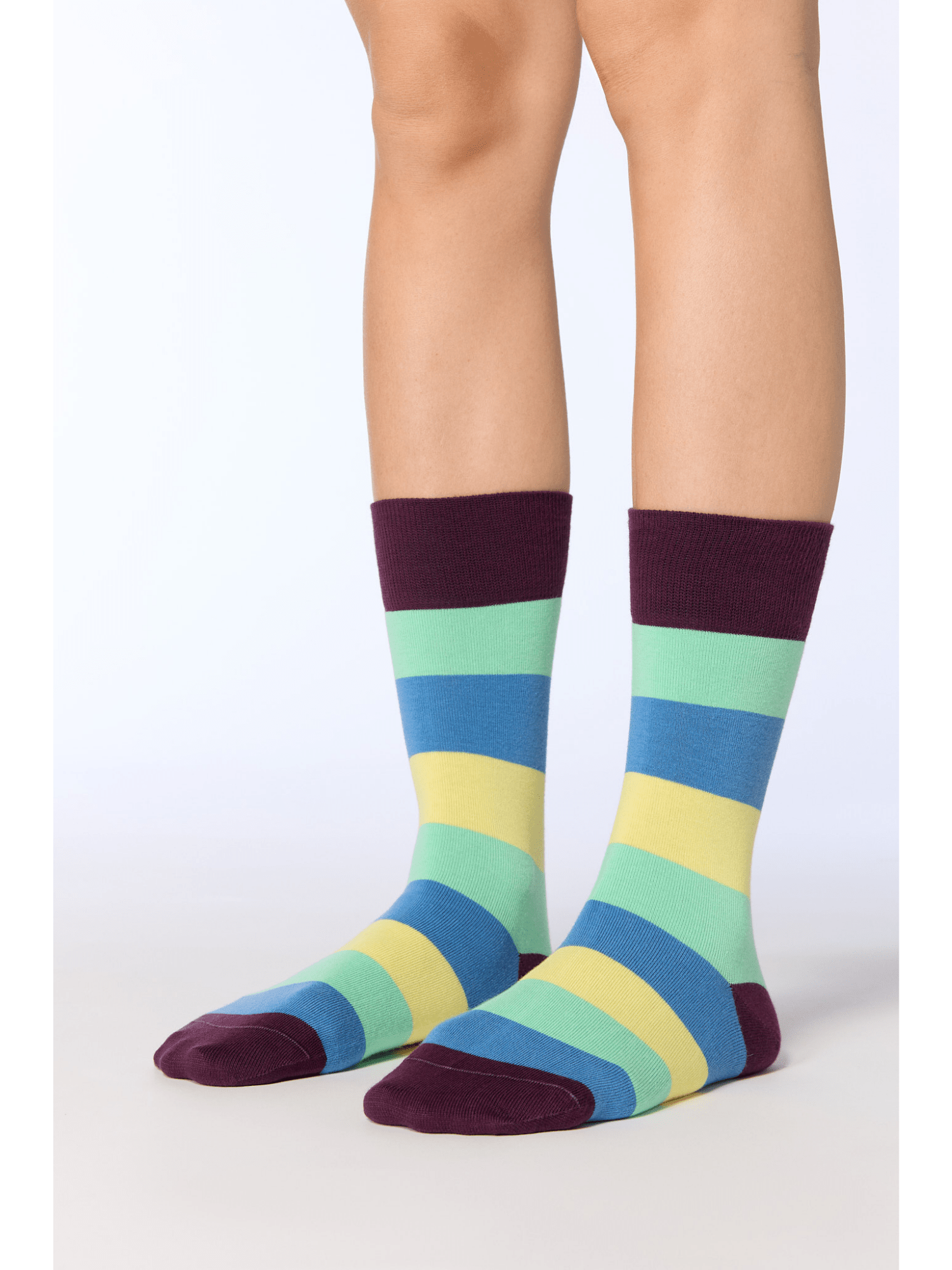 Bio-Baumwoll-Socken mit längerem Bündchen - Evermind.eco