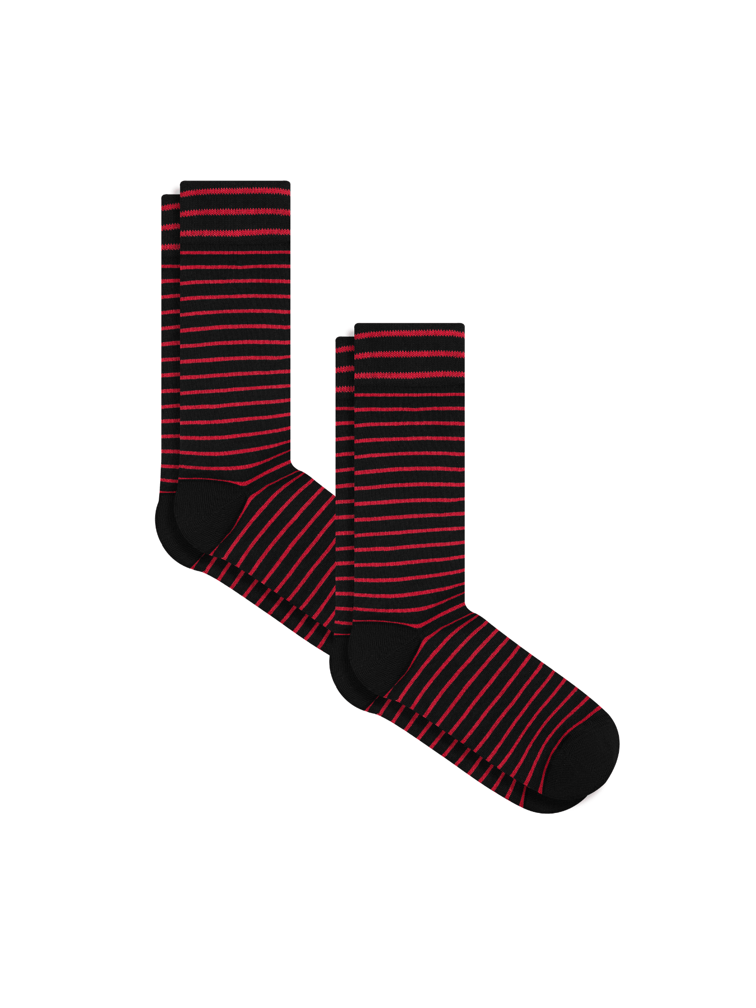 Bio-Baumwoll-Socken mit längerem Bündchen - 2er Pack - Evermind.eco