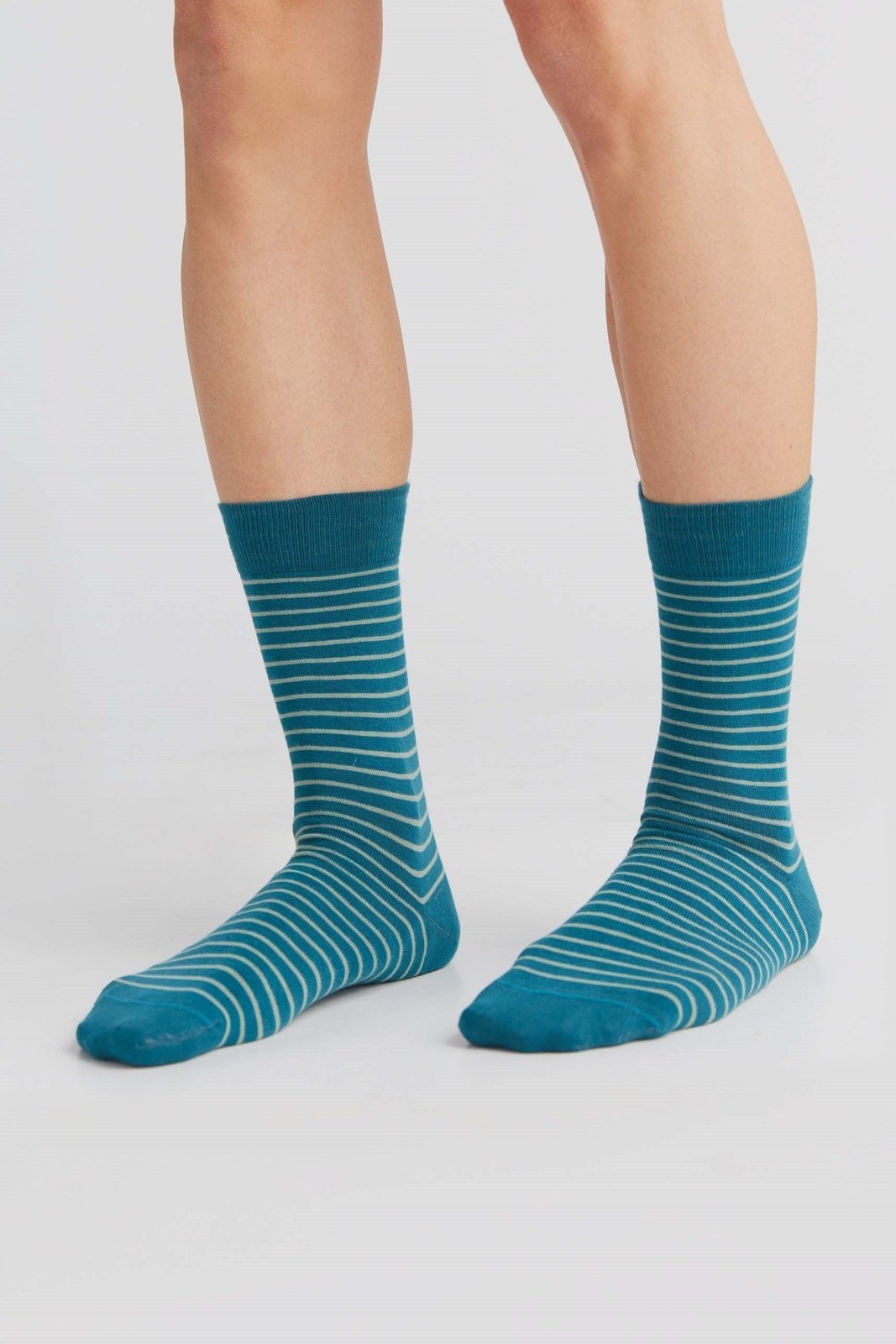 Bio-Baumwoll-Socken mit längerem Bündchen - 2er Pack - Evermind.eco
