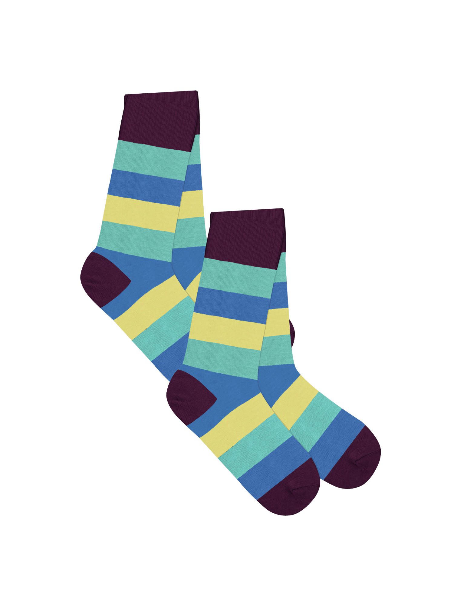 Bio-Baumwoll-Socken mit längerem Bündchen - 2er Pack - Evermind.eco