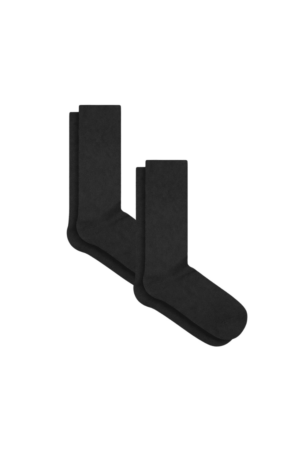 Bio-Baumwoll-Socken mit längerem Bündchen - 2er Pack - Evermind.eco