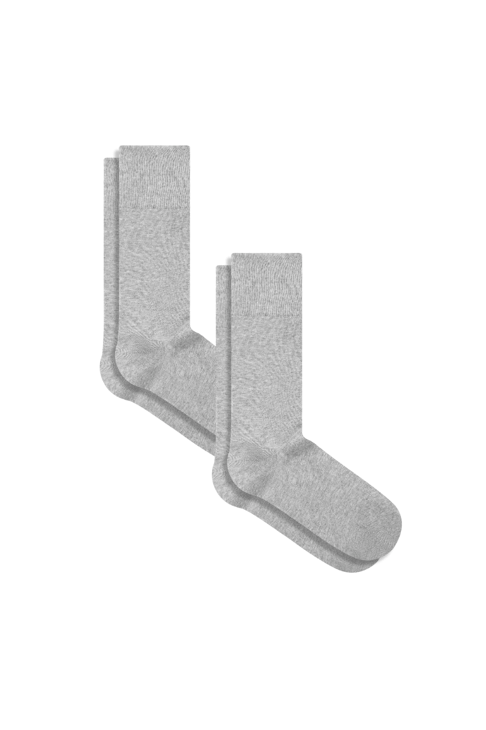 Bio-Baumwoll-Socken mit längerem Bündchen - 2er Pack - Evermind.eco