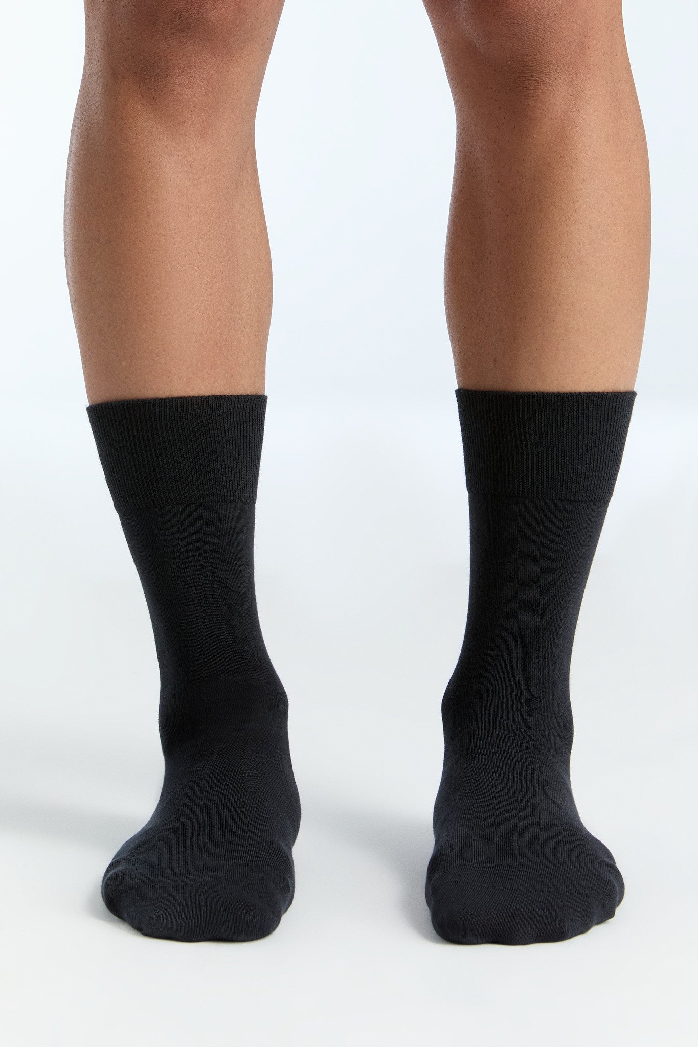 Bio-Baumwoll-Socken mit längerem Bündchen - 2er Pack - Evermind.eco