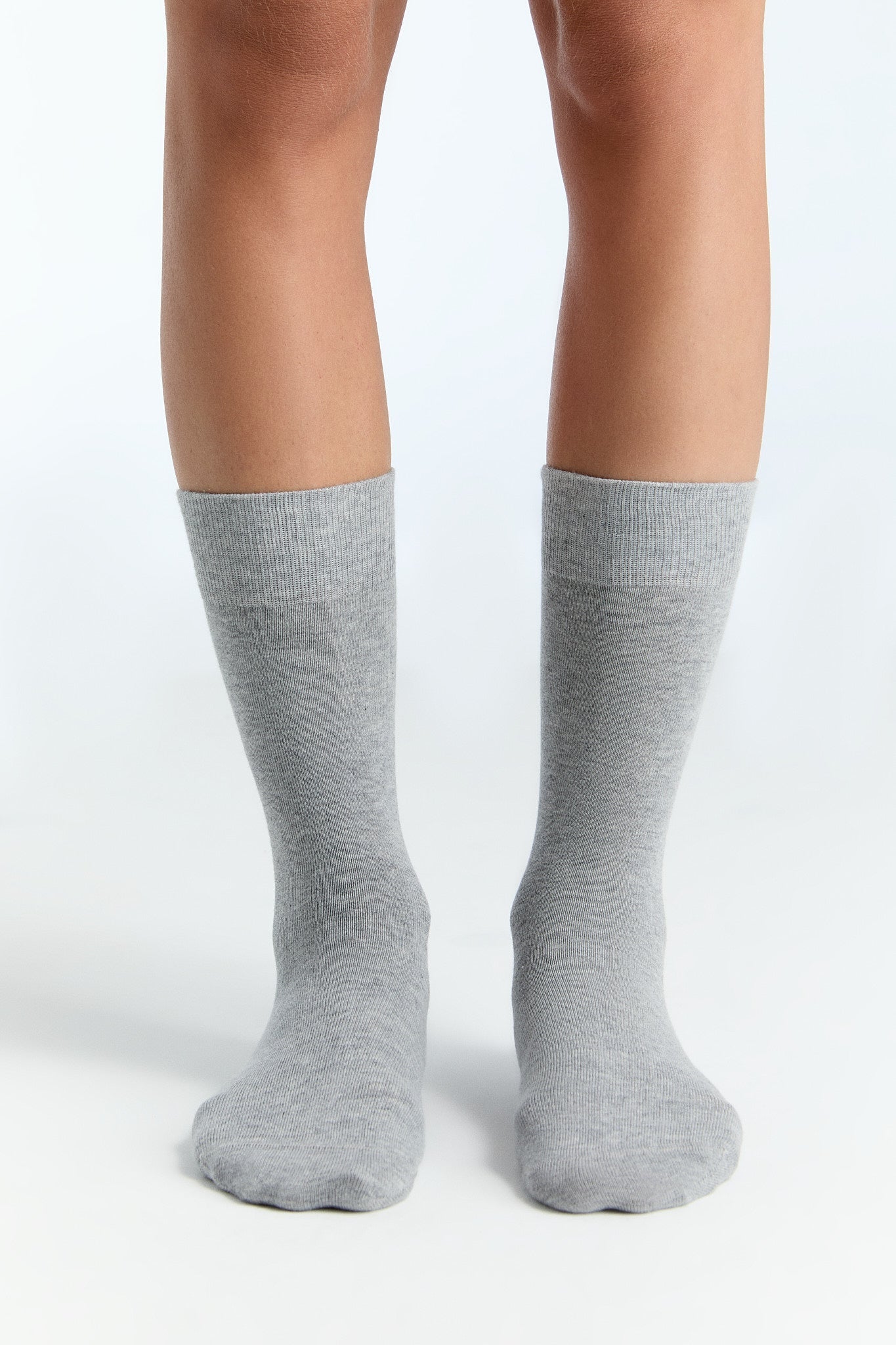 Bio-Baumwoll-Socken mit längerem Bündchen - 2er Pack - Evermind.eco