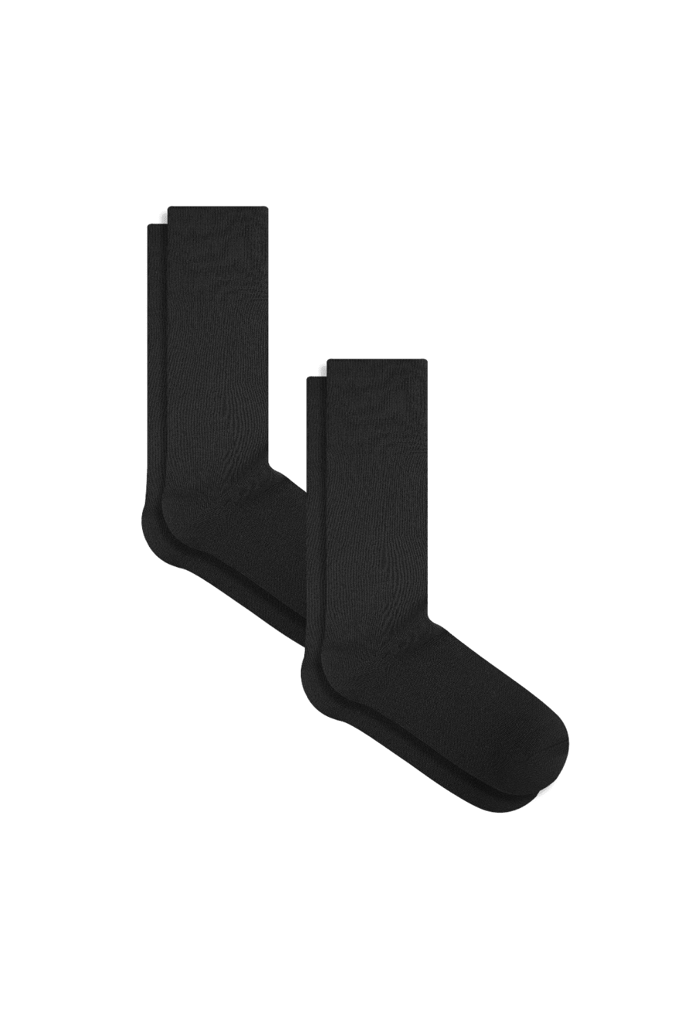 Bio-Baumwoll-Socken mit längerem Bündchen - 2er Pack - Evermind.eco