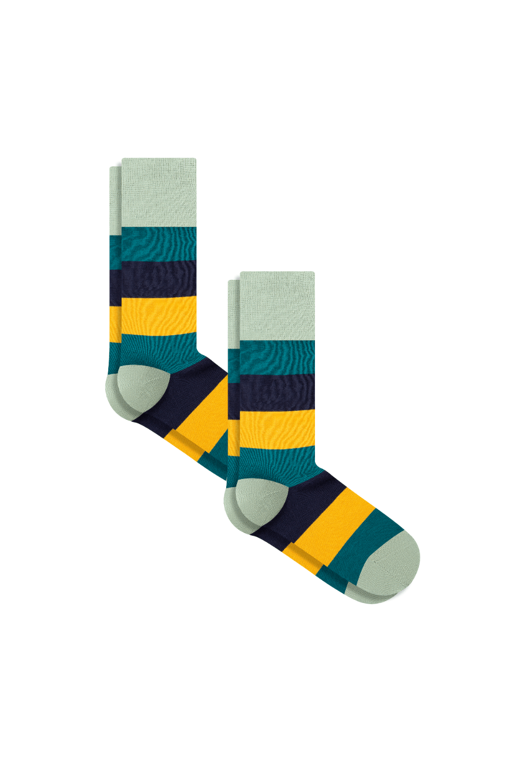 Bio-Baumwoll-Socken mit längerem Bündchen - 2er Pack - Evermind.eco