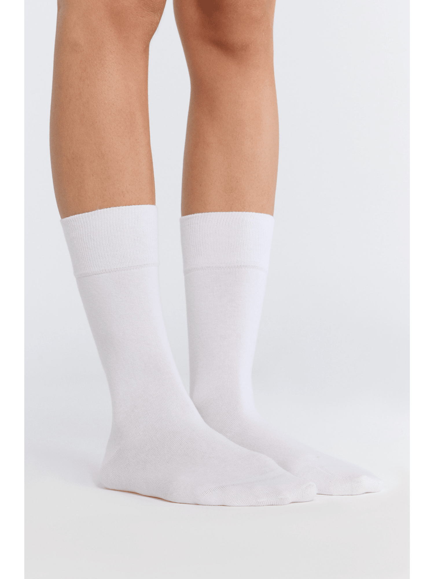 Bio-Baumwoll-Socken mit längerem Bündchen - 2er Pack - Evermind.eco