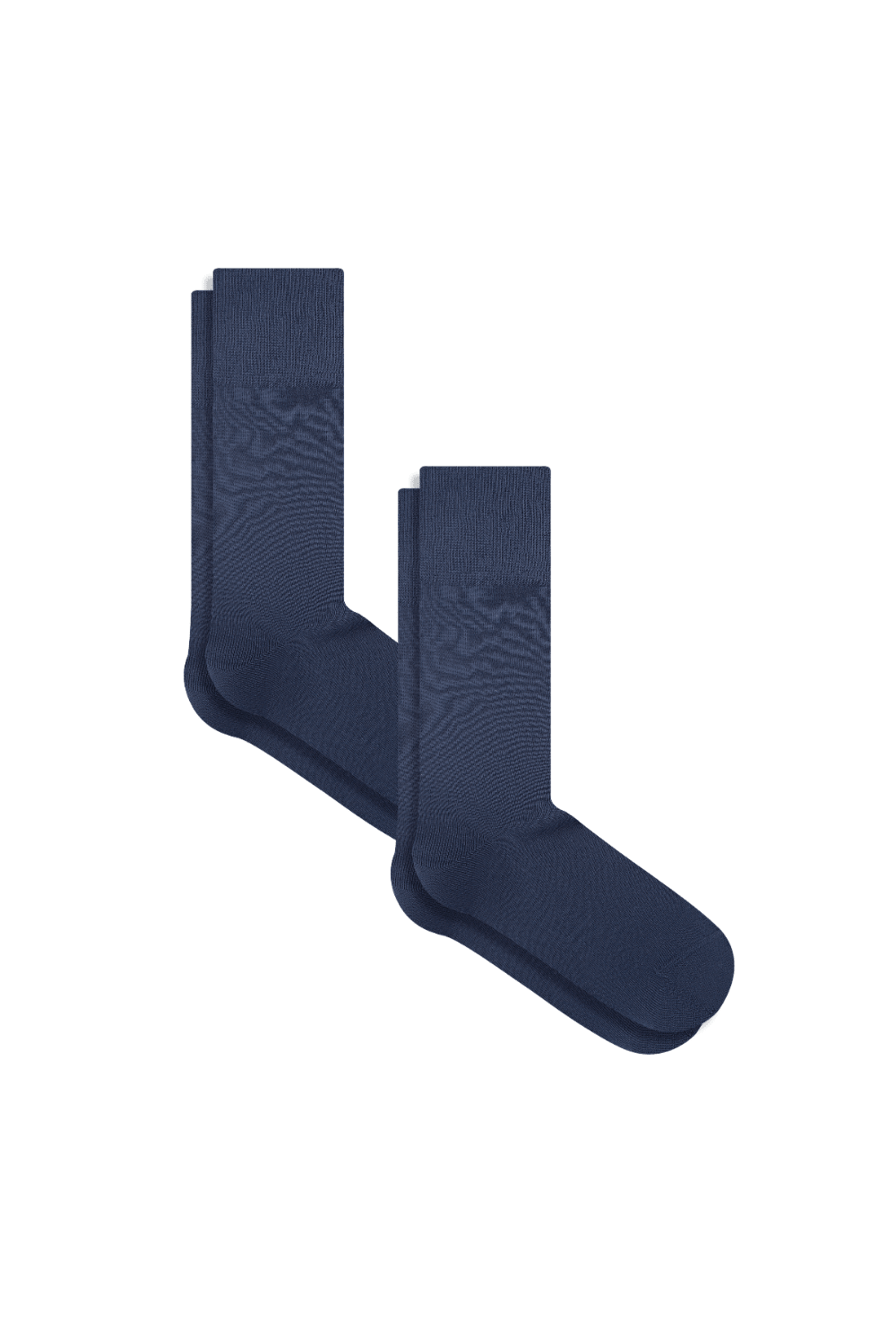 Bio-Baumwoll-Socken mit längerem Bündchen - 2er Pack - Evermind.eco