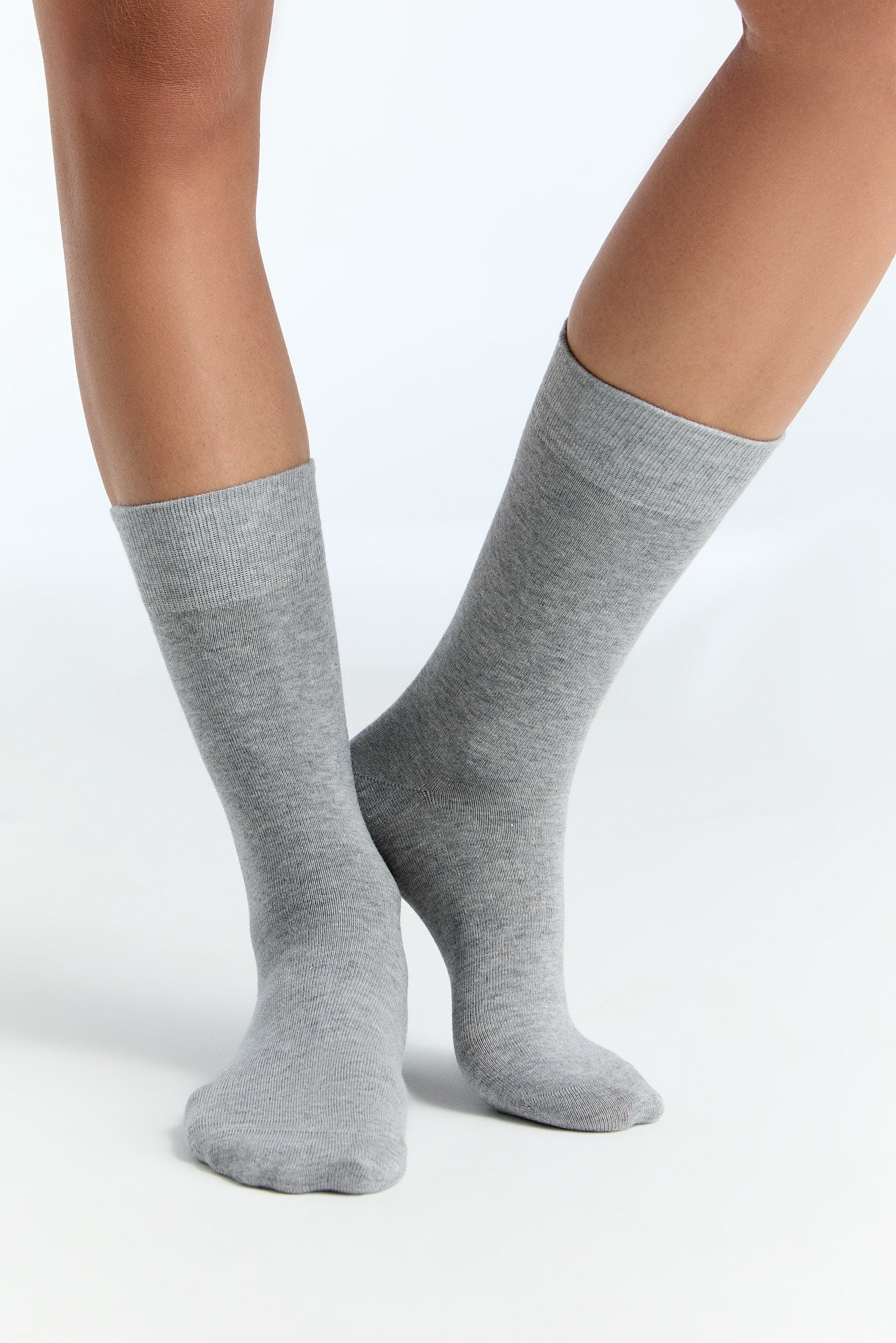 Bio-Baumwoll-Socken mit längerem Bündchen - Evermind.eco