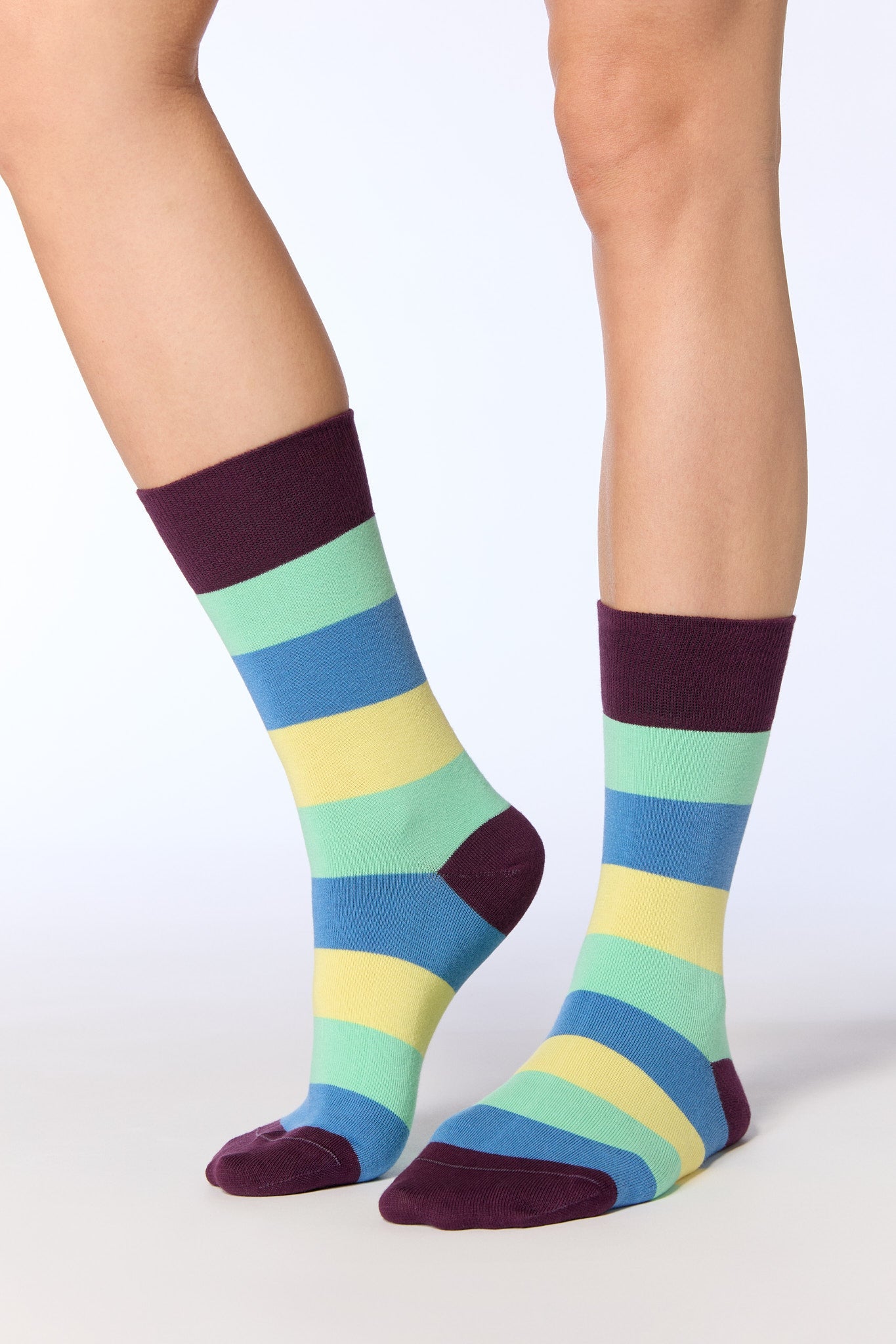 Bio-Baumwoll-Socken mit längerem Bündchen - Evermind.eco