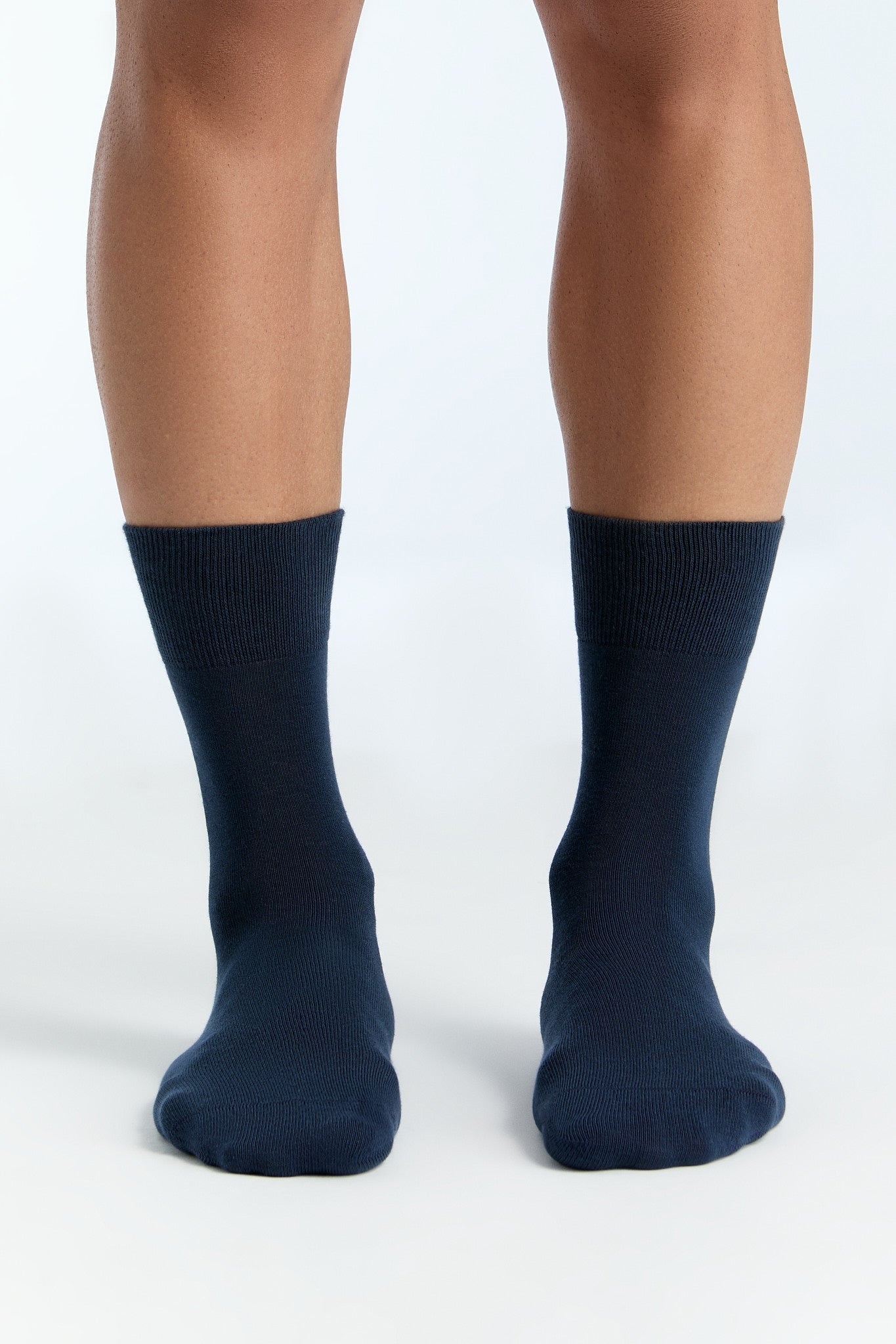Bio-Baumwoll-Socken mit längerem Bündchen - 4er Pack - Evermind.eco