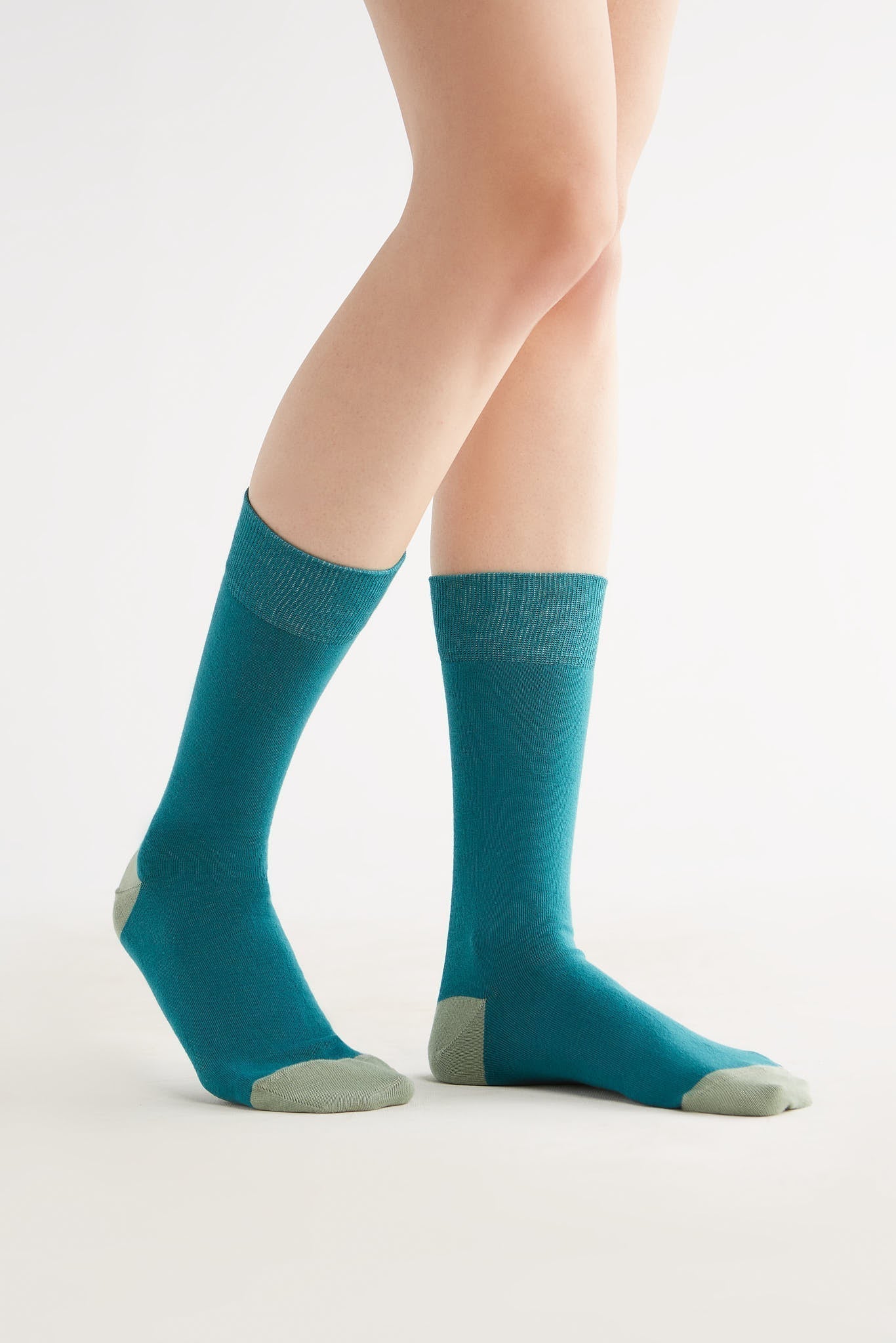 Bio-Baumwoll-Socken mit längerem Bündchen - Evermind.eco