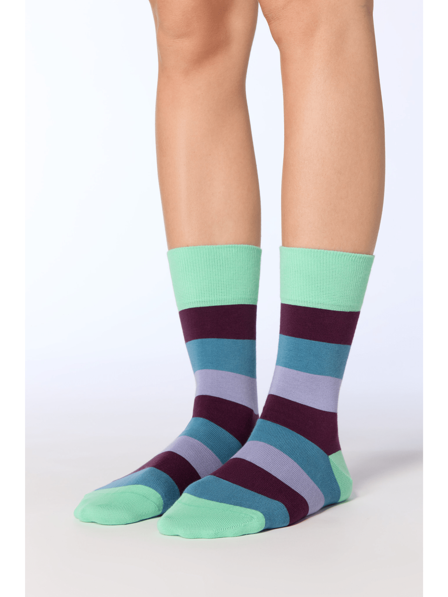 Bio-Baumwoll-Socken mit längerem Bündchen - Evermind.eco