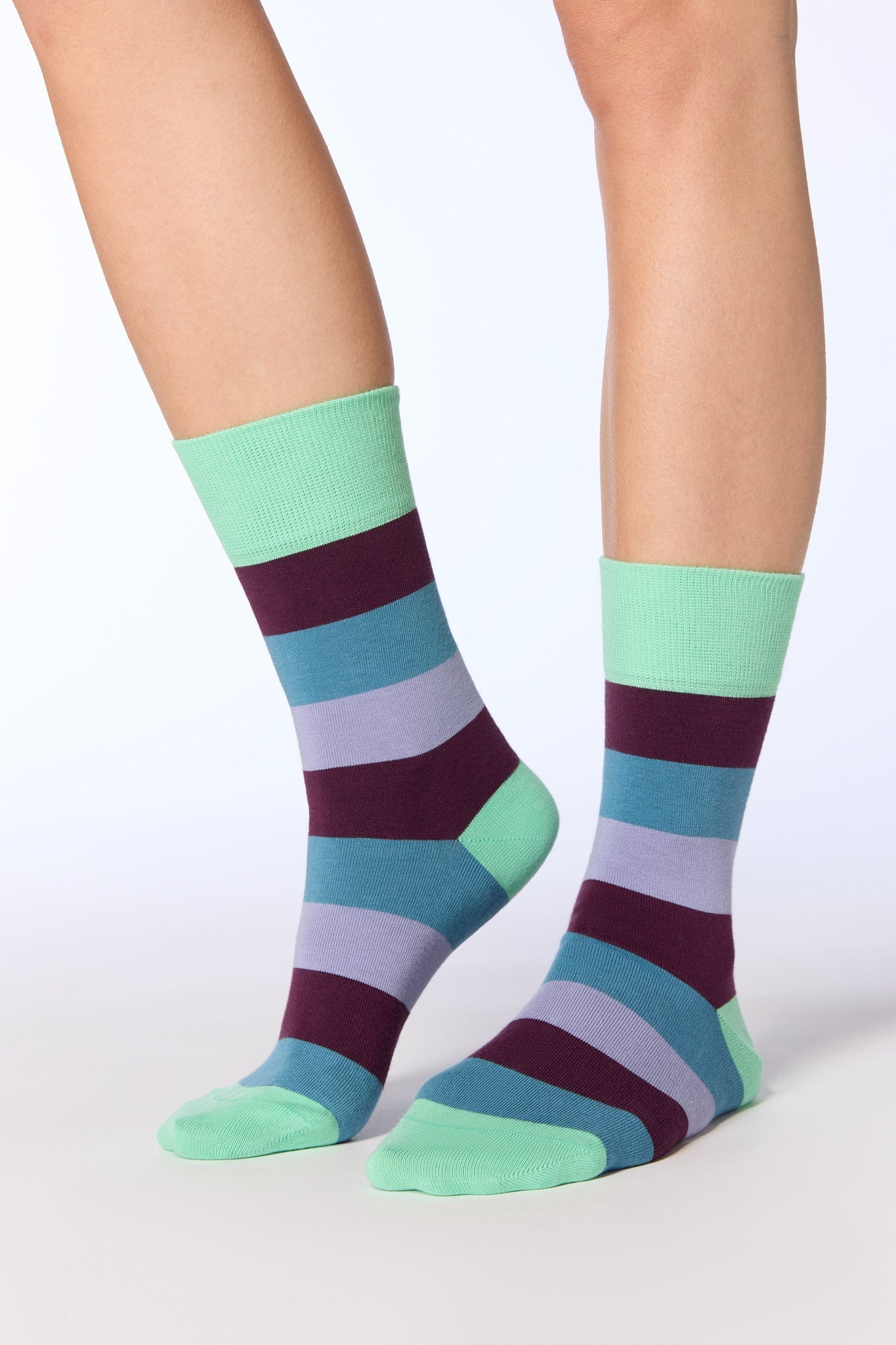 Bio-Baumwoll-Socken mit längerem Bündchen - Evermind.eco
