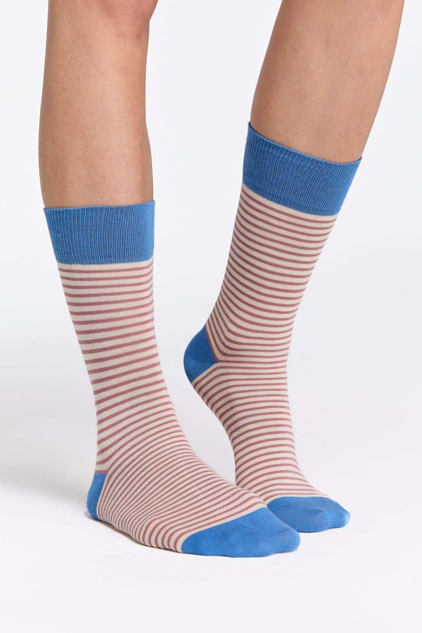 Bio-Baumwoll-Socken mit längerem Bündchen - 6er Pack - Evermind.eco