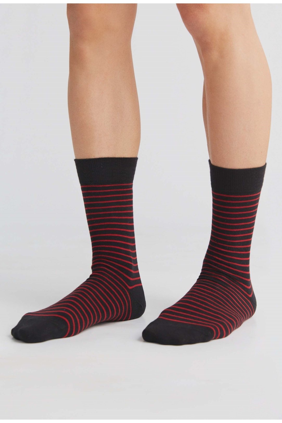 Bio-Baumwoll-Socken mit längerem Bündchen - 6er Pack - Evermind.eco