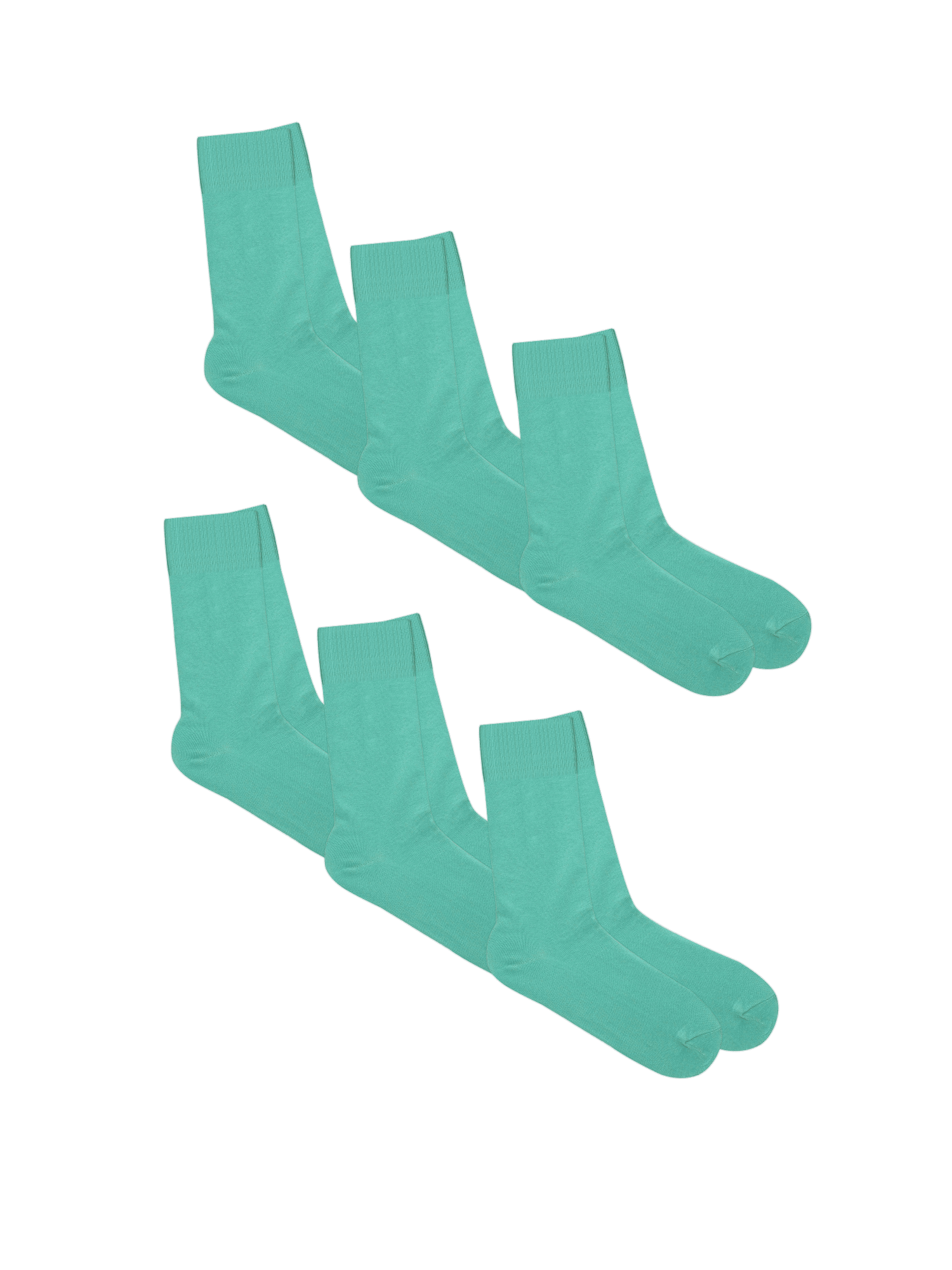 Bio-Baumwoll-Socken mit längerem Bündchen - 6er Pack - Evermind.eco