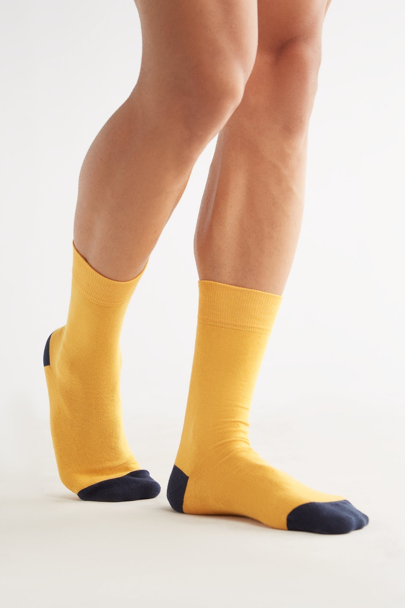 Bio-Baumwoll-Socken mit längerem Bündchen - 6er Pack - Evermind.eco