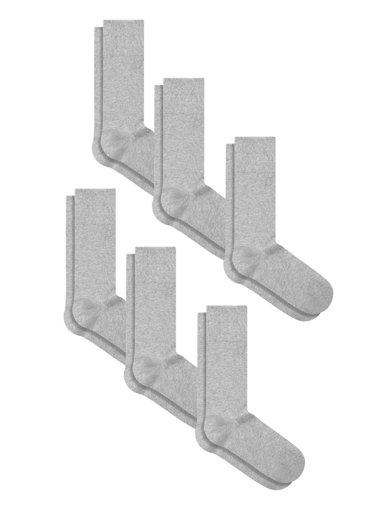 Bio-Baumwoll-Socken mit längerem Bündchen - 6er Pack - Evermind.eco