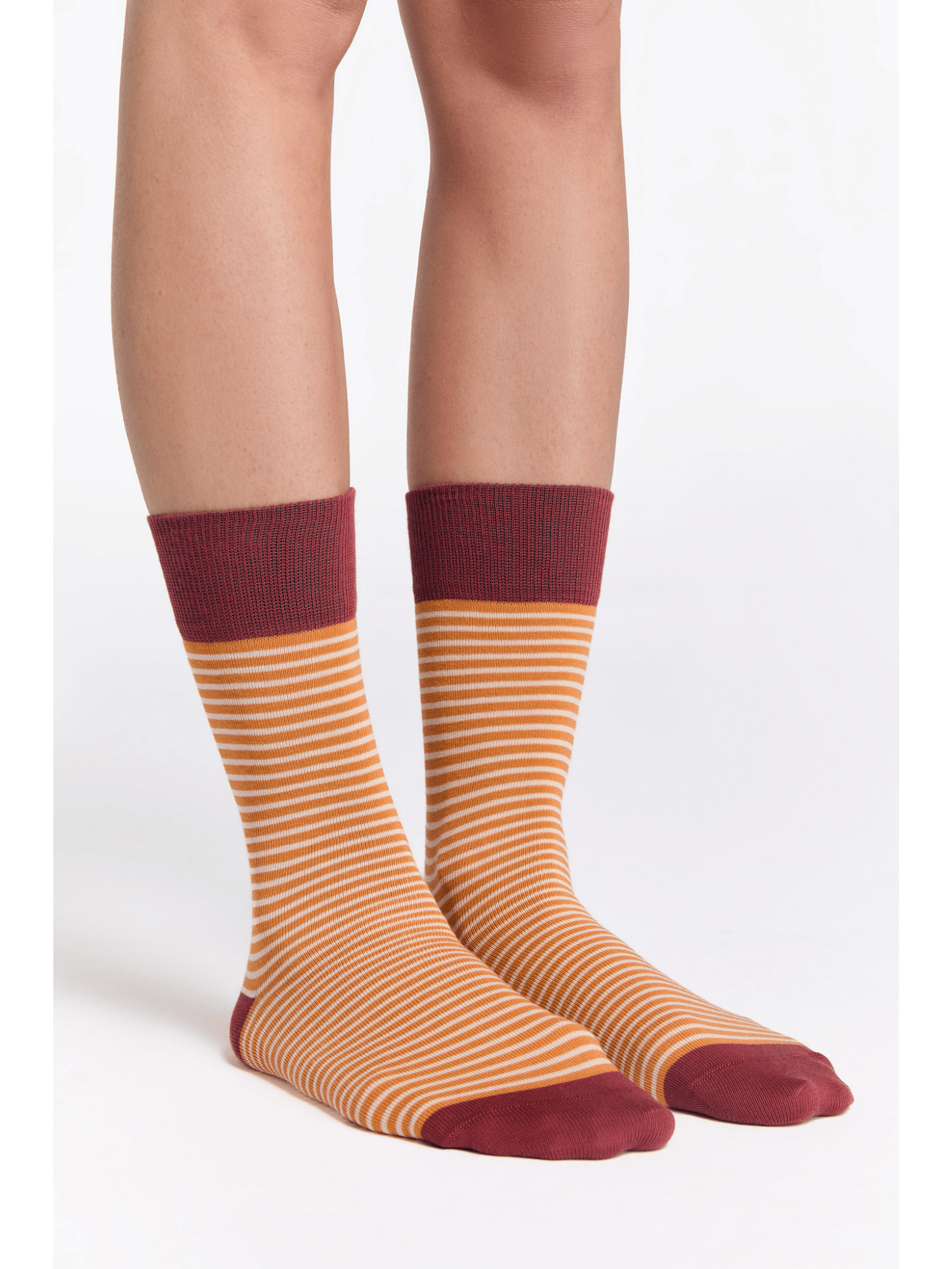 Bio-Baumwoll-Socken mit längerem Bündchen - 6er Pack - Evermind.eco