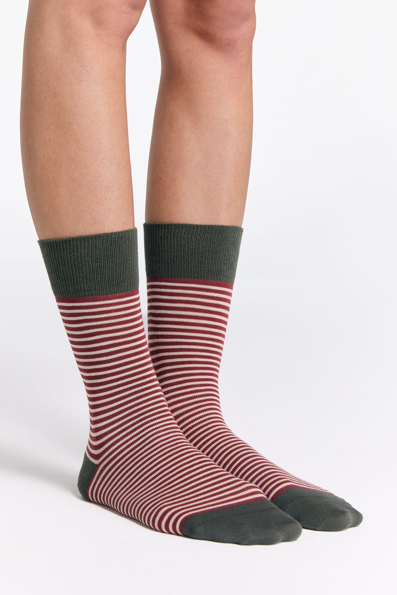 Bio-Baumwoll-Socken mit längerem Bündchen - Evermind.eco
