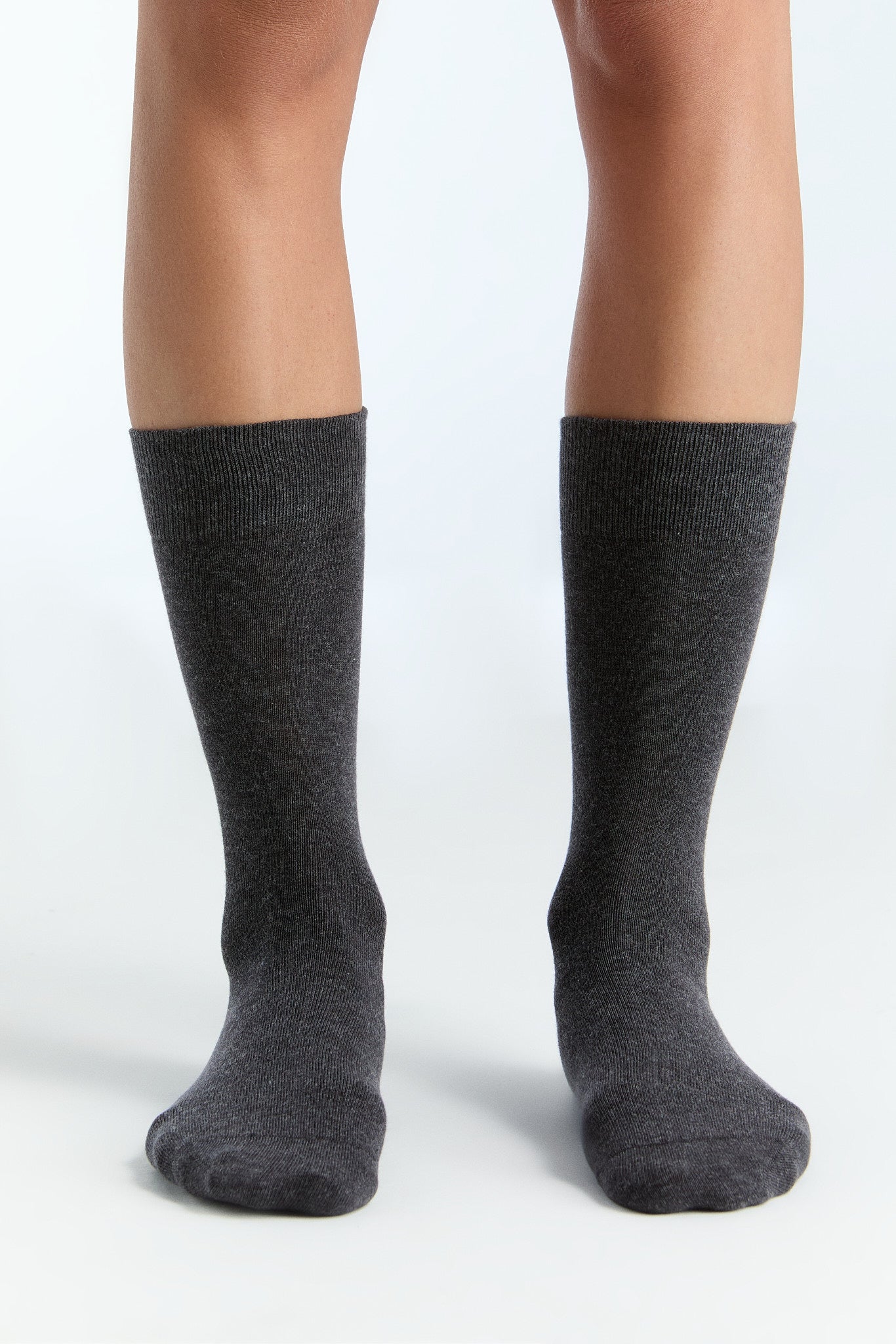 Bio-Baumwoll-Socken mit längerem Bündchen - Evermind.eco