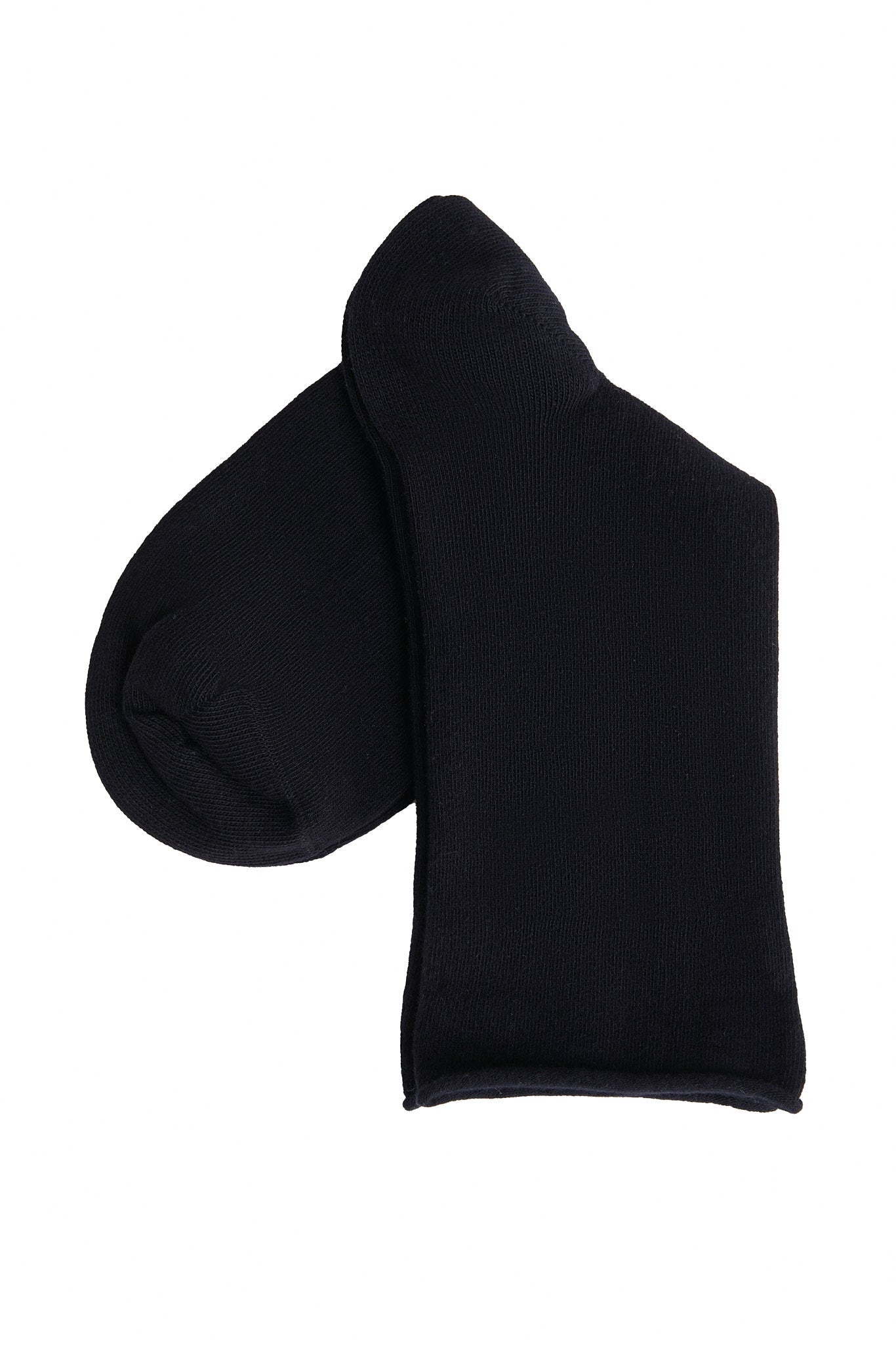 Bio-Baumwoll-Socken mit Rollrand Unisex - Evermind.eco