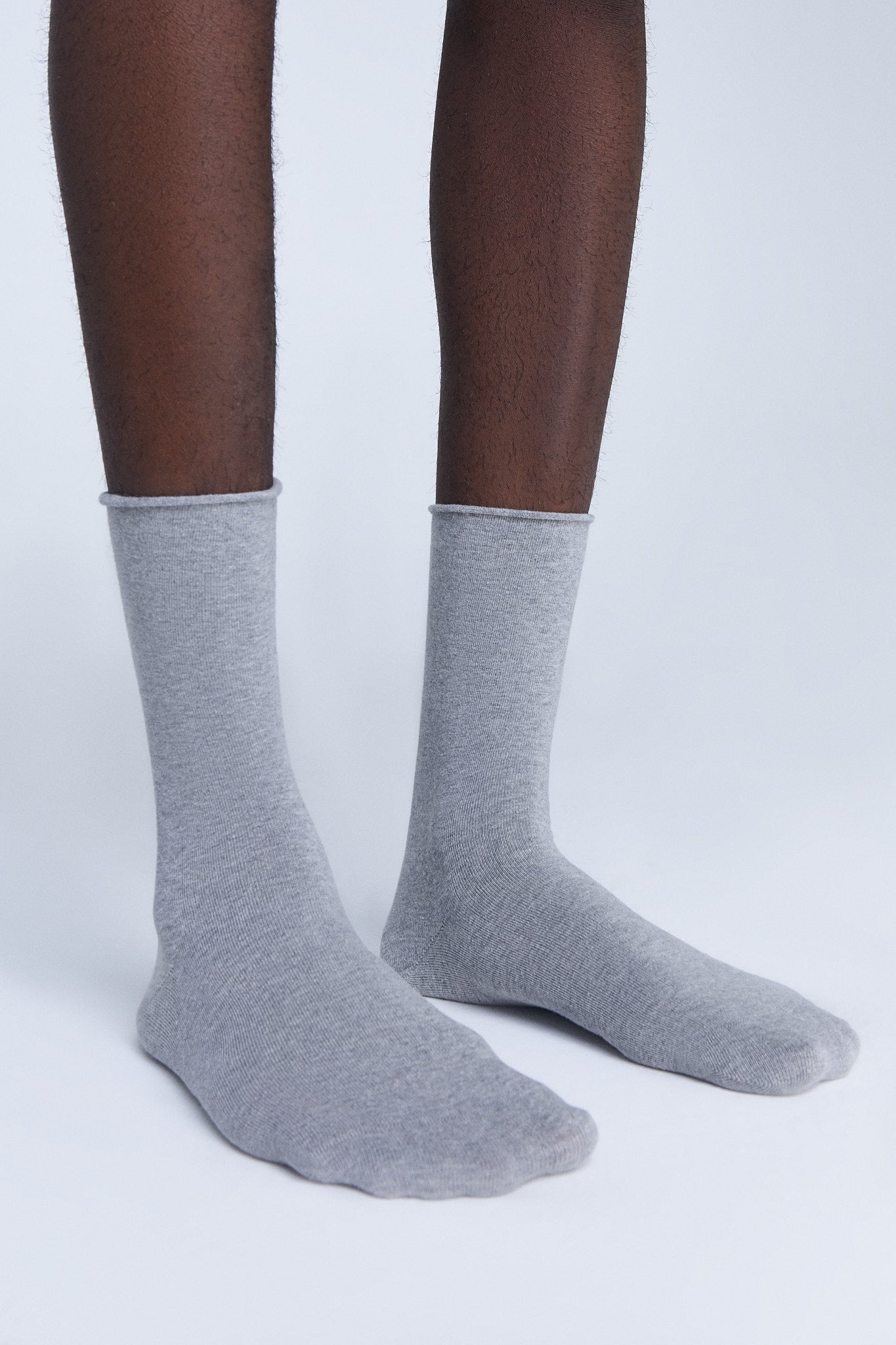 Bio-Baumwoll-Socken mit Rollrand Unisex - Evermind.eco