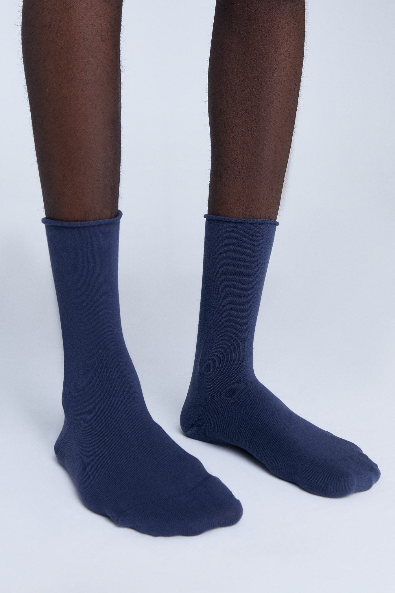 Bio-Baumwoll-Socken mit Rollrand Unisex - Evermind.eco