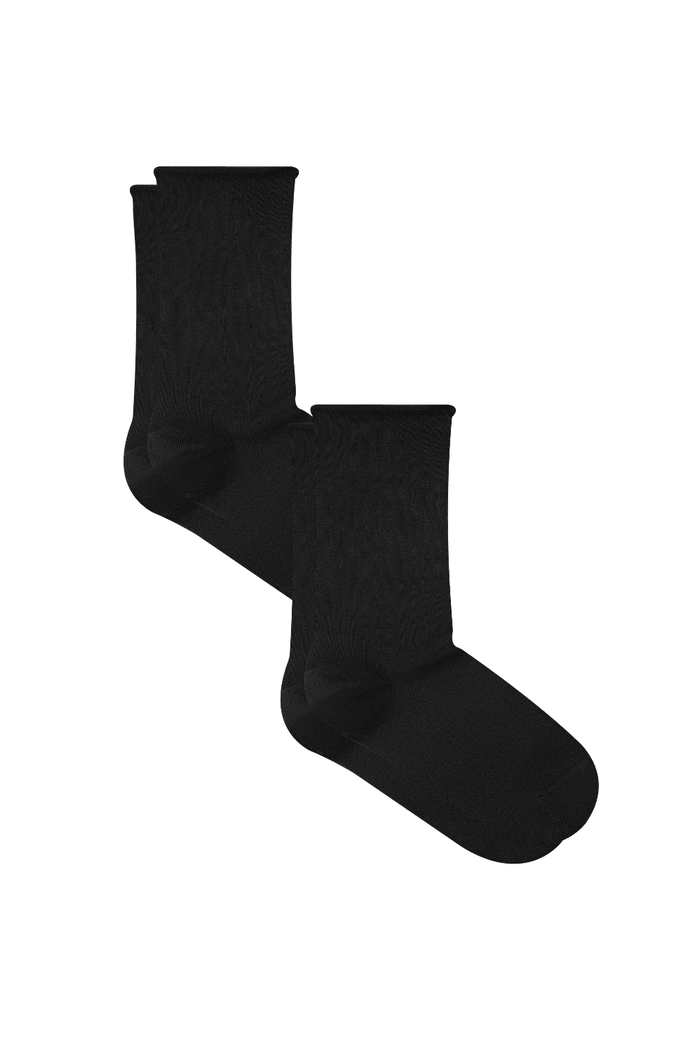 Bio-Baumwoll-Socken mit Rollrand Unisex – 2er Pack - Evermind.eco