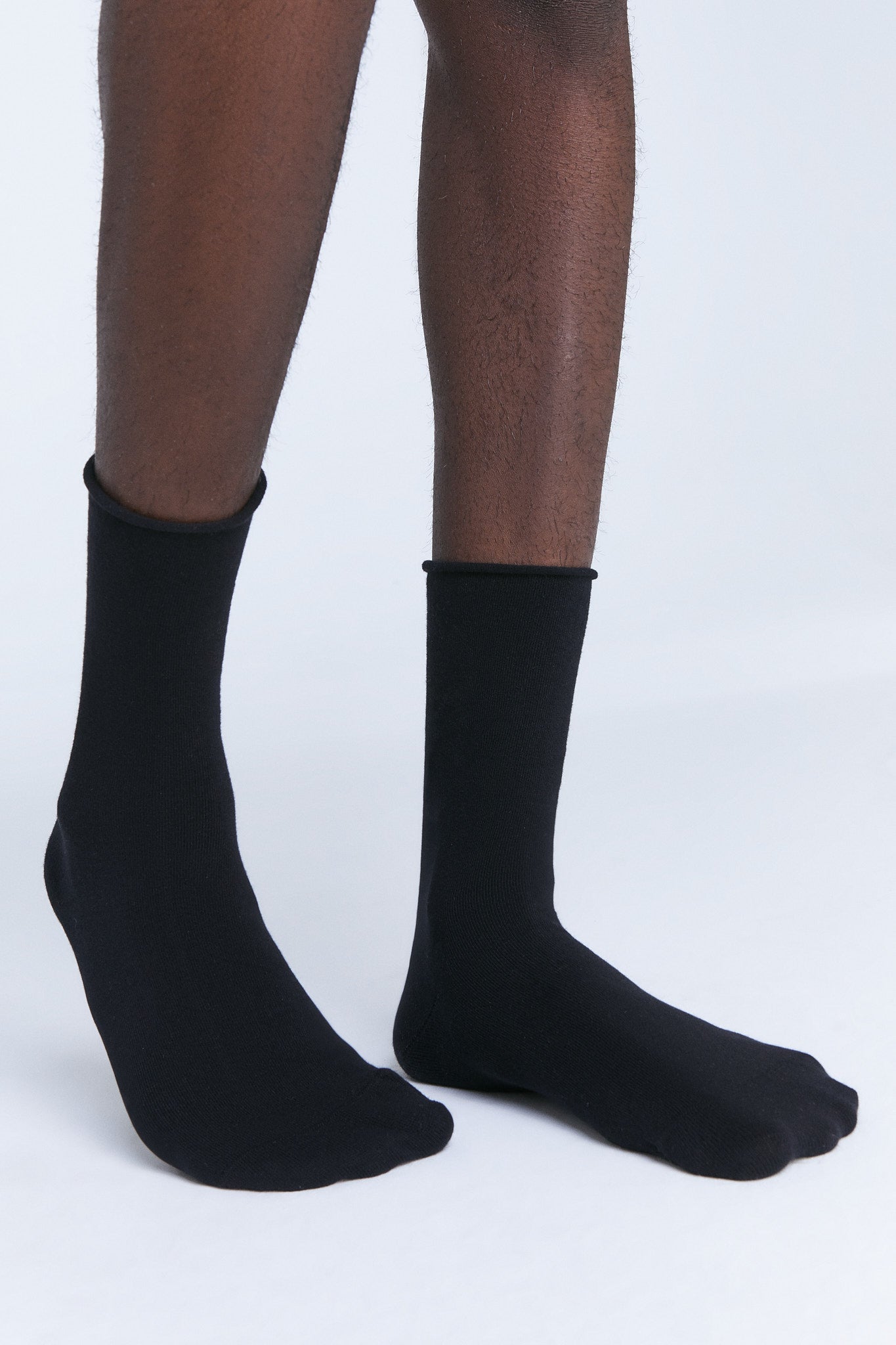 Bio-Baumwoll-Socken mit Rollrand Unisex – 2er Pack - Evermind.eco