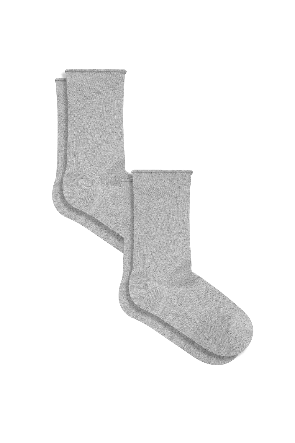 Bio-Baumwoll-Socken mit Rollrand Unisex – 2er Pack - Evermind.eco