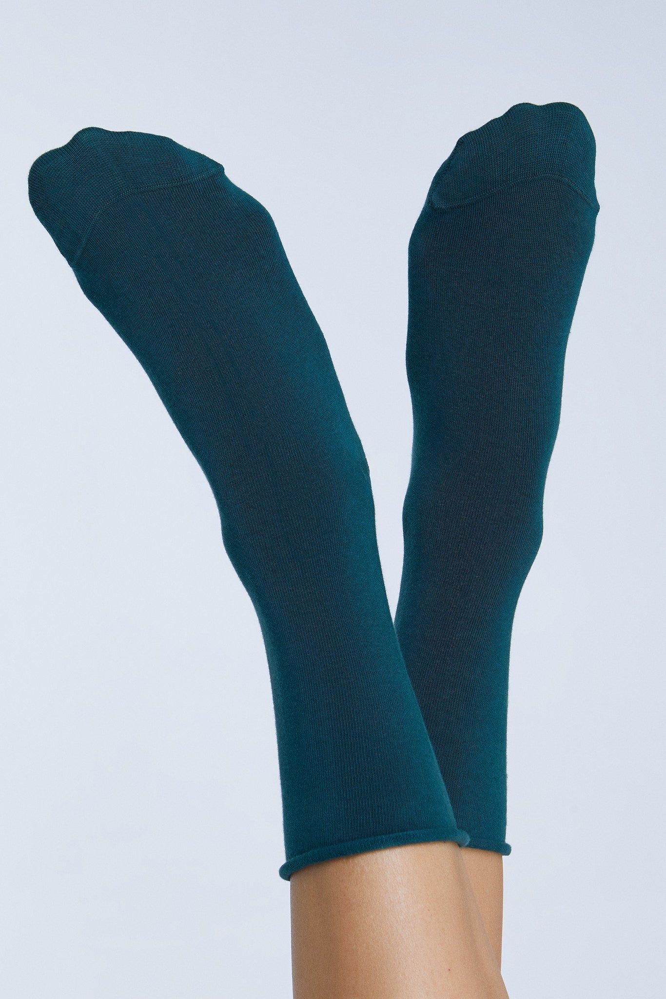 Bio-Baumwoll-Socken mit Rollrand Unisex – 2er Pack - Evermind.eco
