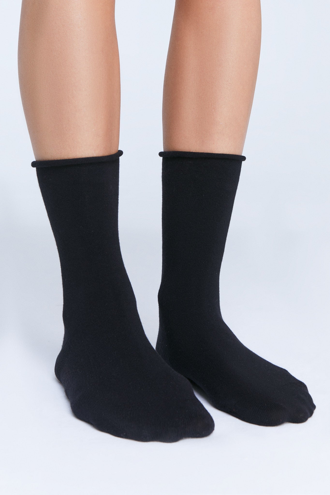 Bio-Baumwoll-Socken mit Rollrand Unisex – 4er Pack - Evermind.eco