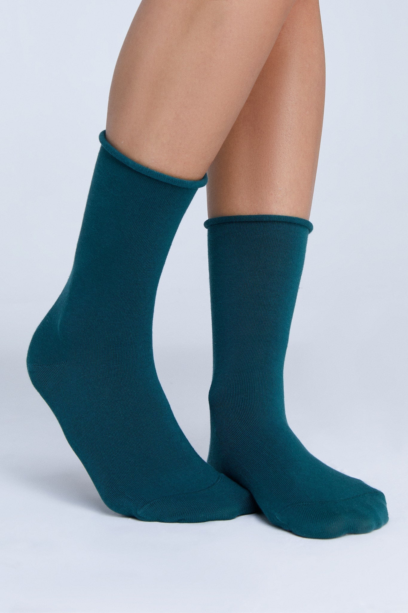Bio-Baumwoll-Socken mit Rollrand Unisex – 4er Pack - Evermind.eco
