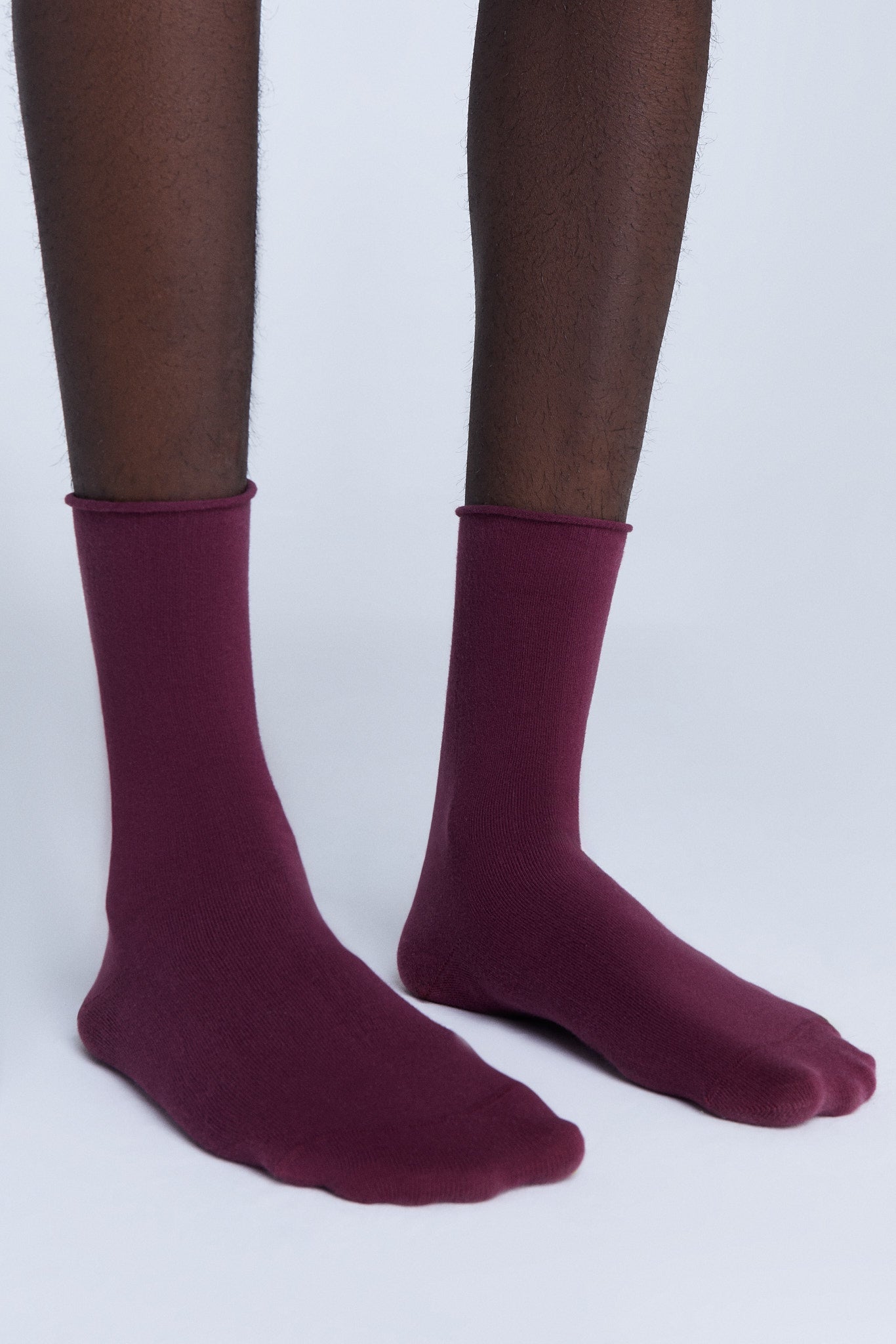 Bio-Baumwoll-Socken mit Rollrand Unisex - Evermind.eco