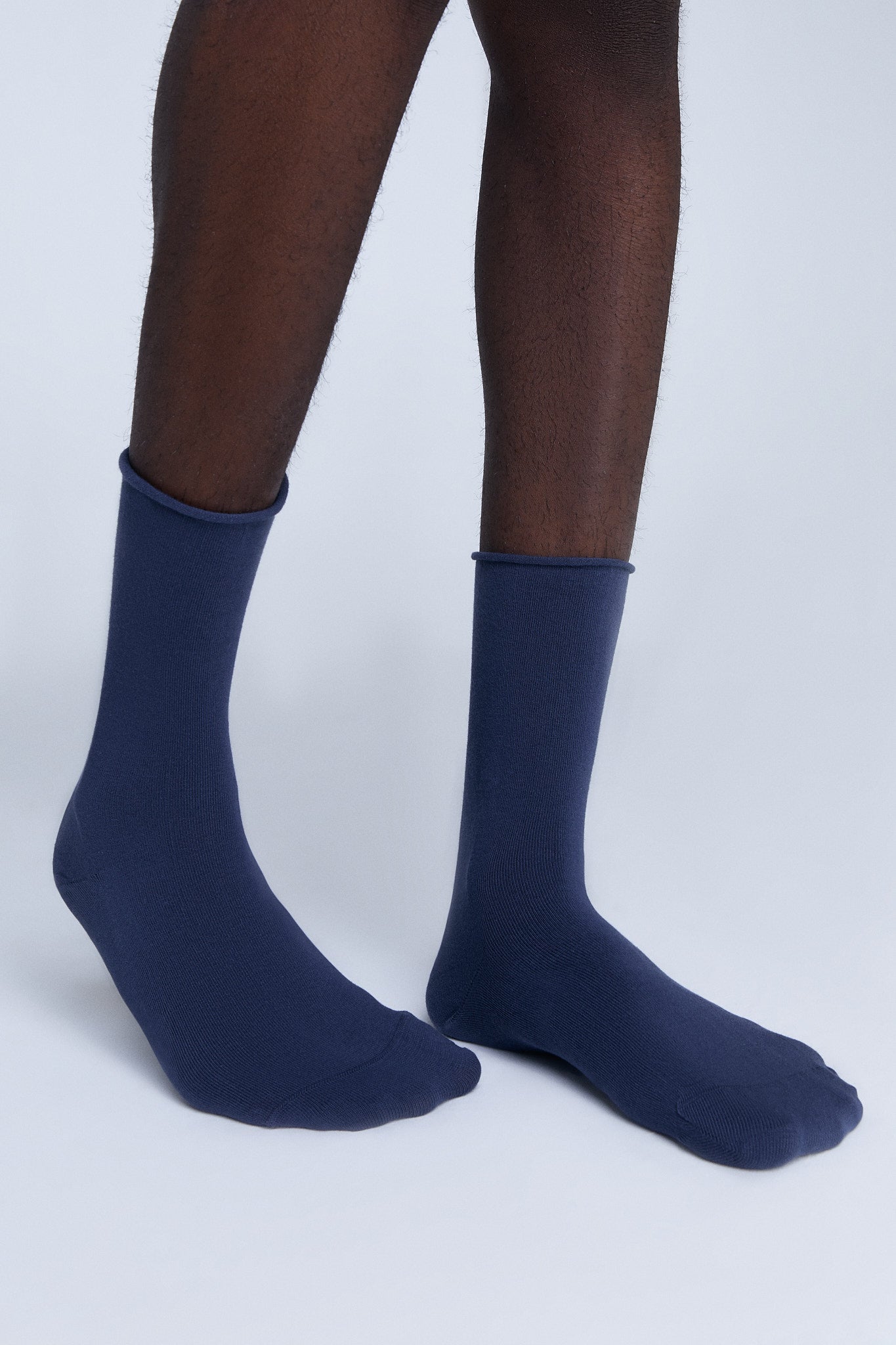 Bio-Baumwoll-Socken mit Rollrand Unisex - Evermind.eco