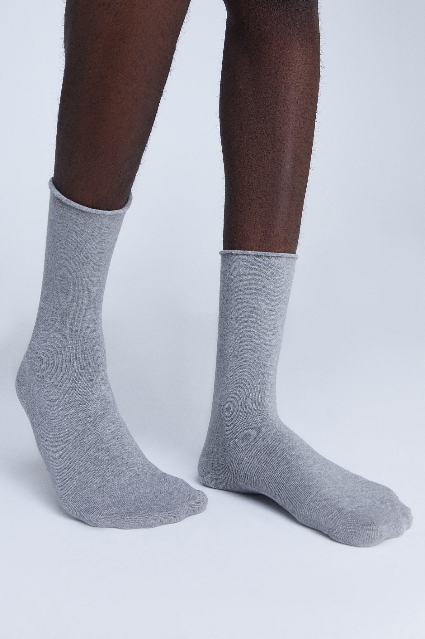 Bio-Baumwoll-Socken mit Rollrand Unisex - Evermind.eco