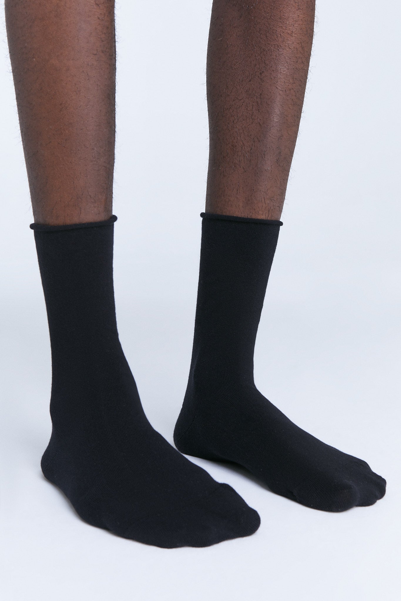 Bio-Baumwoll-Socken mit Rollrand Unisex - Evermind.eco