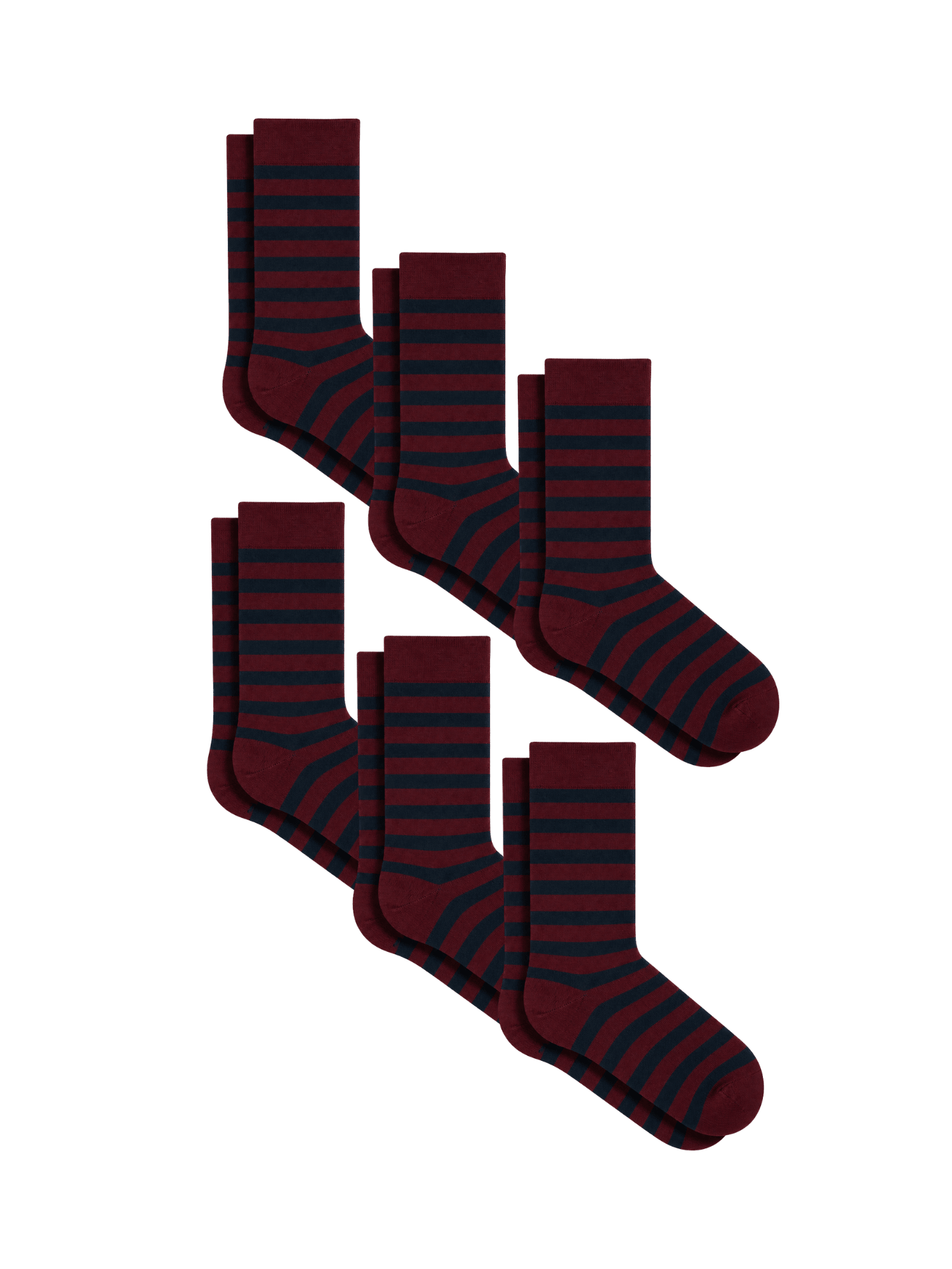 Bio-Baumwoll-Socken Unisex - 6er-Pack - Evermind.eco